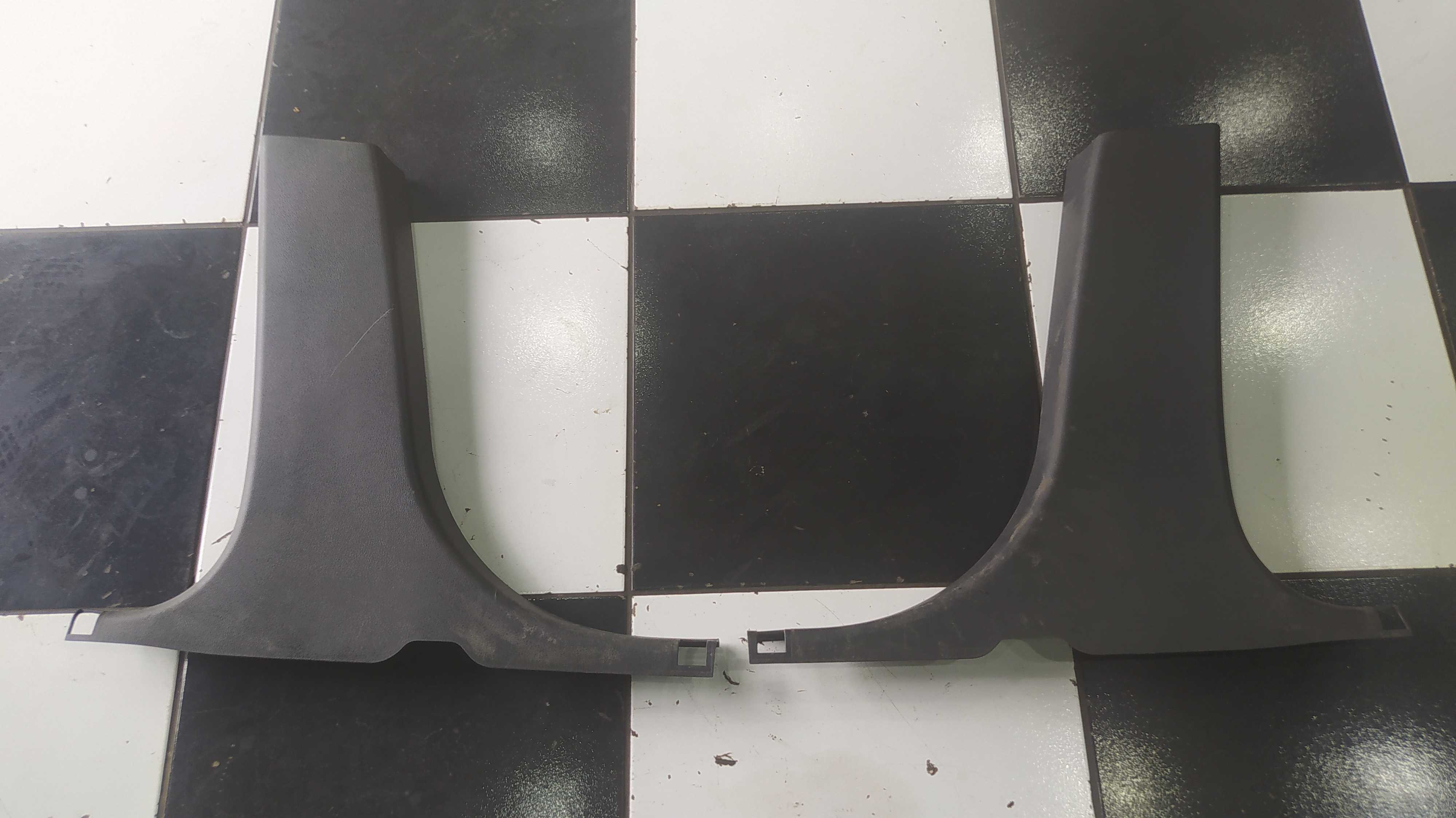 Par Moldura Acabamento Coluna Central Inferior Ford Fusion Preto 1