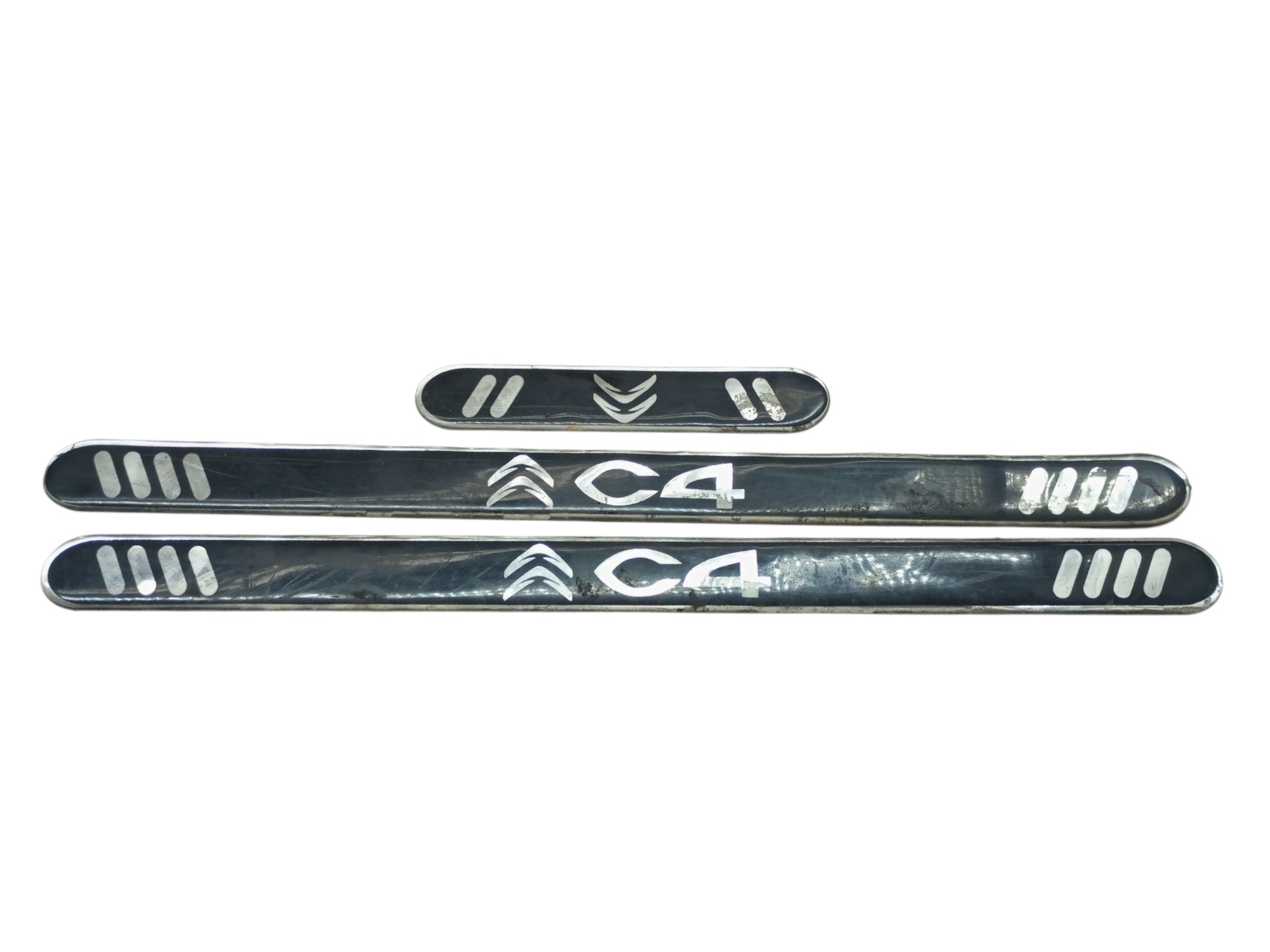 Emblema Borracha Citroen C4 Pallas 2007 2008 2009 2010 2012 Preto 1