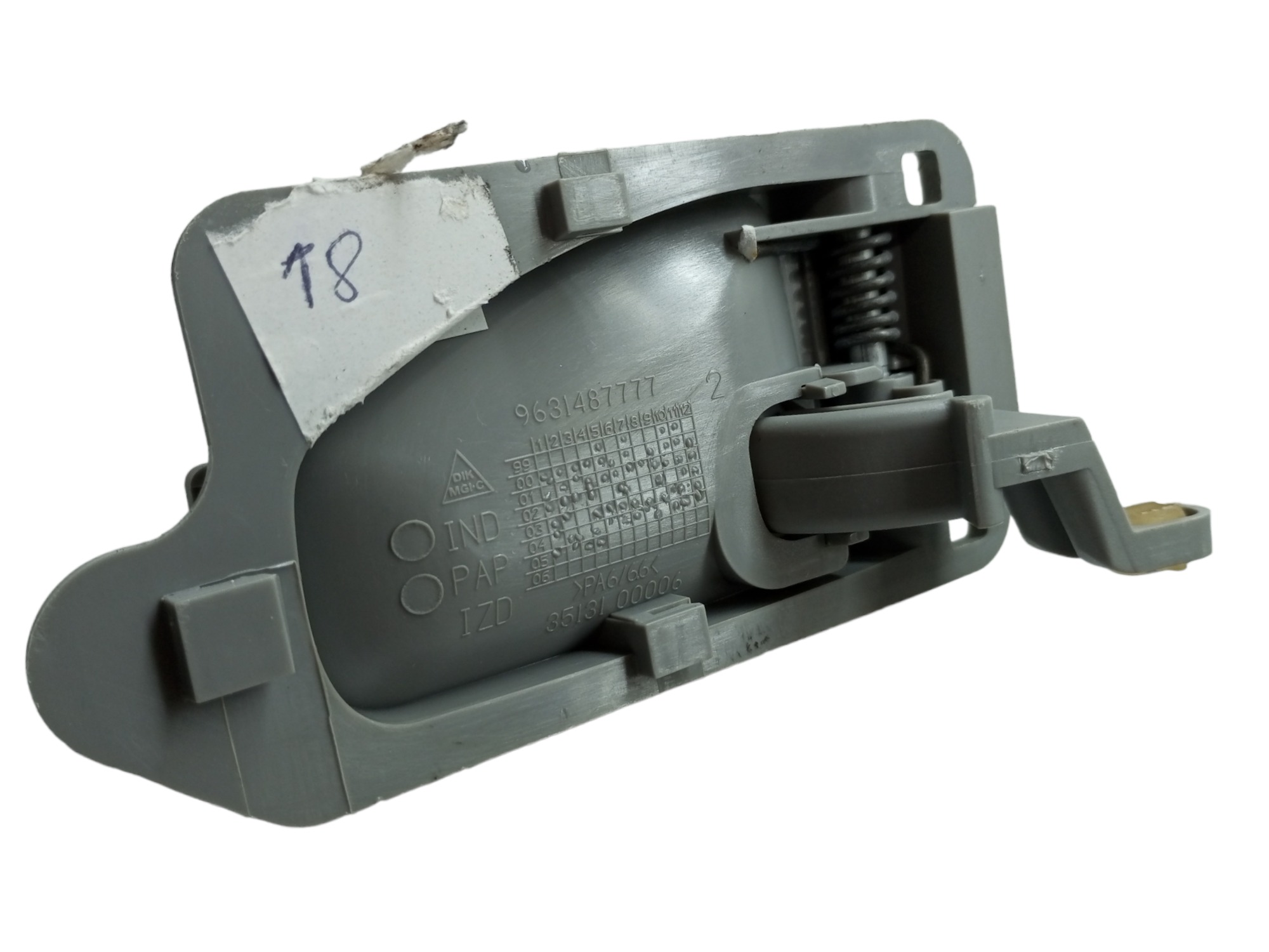 Macaneta Interna Citroen Xsara Picasso Traseira Esquerda 3