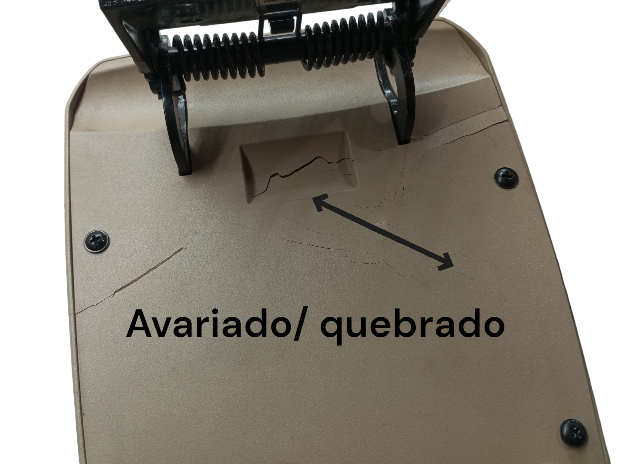 Porta Objeto Console Captiva 2008 2009 Apoio Braco Avariado 2