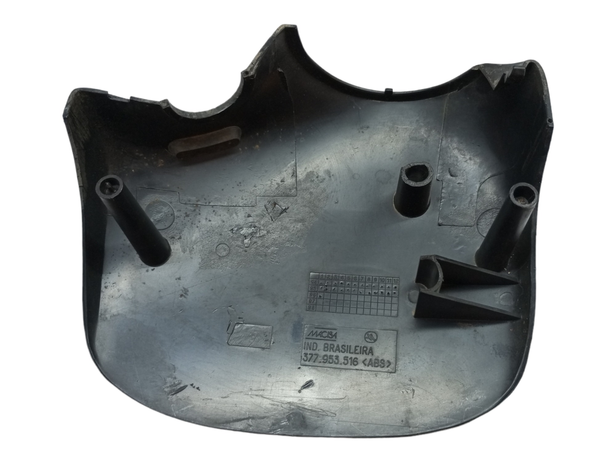 Moldura Chave Seta Volkswagen Gol Bola 95 96 97 98 Inferior 4