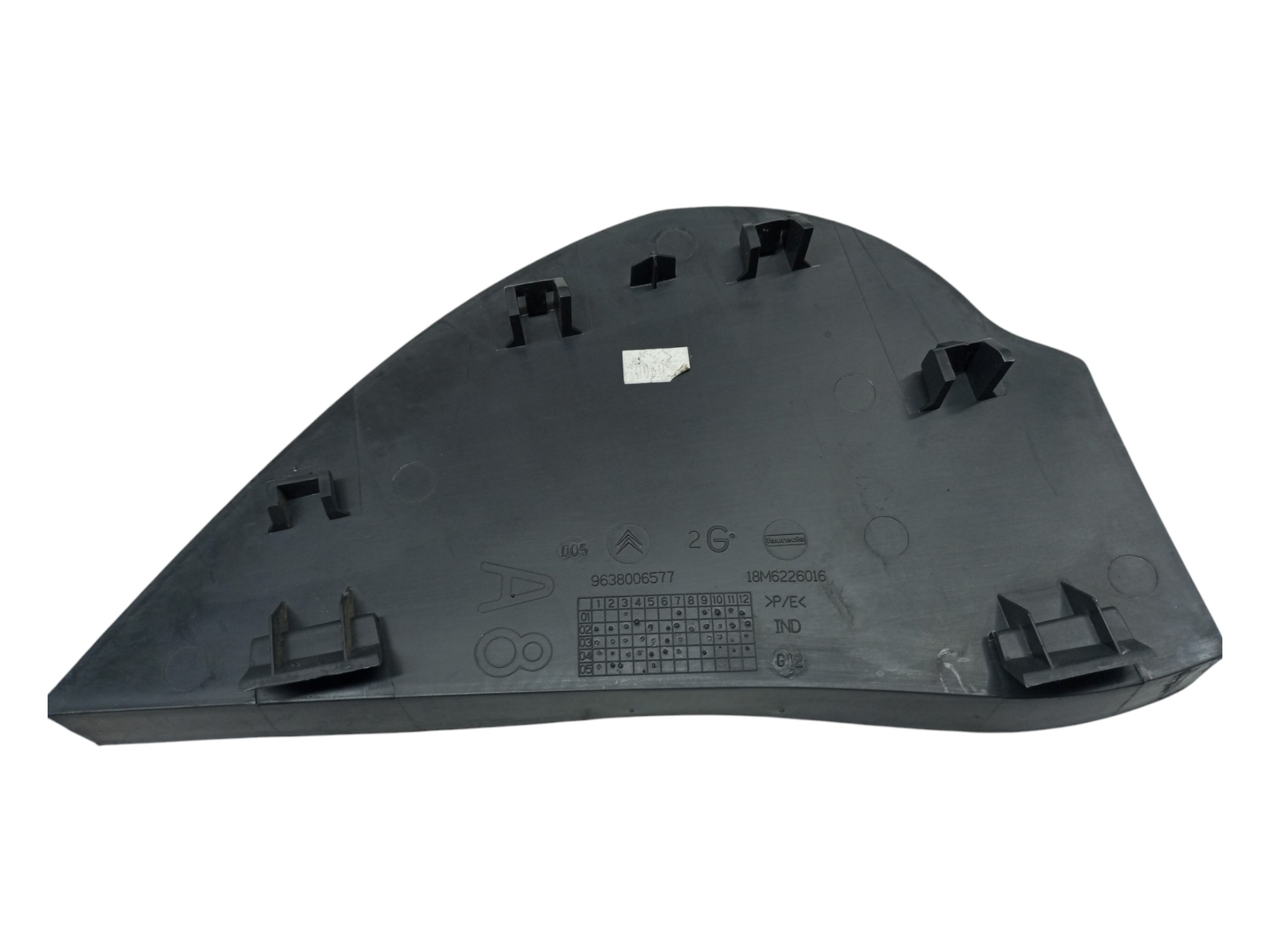 Acabamento Moldura Lateral Painel Citroen C3 2003 2006 2012 3