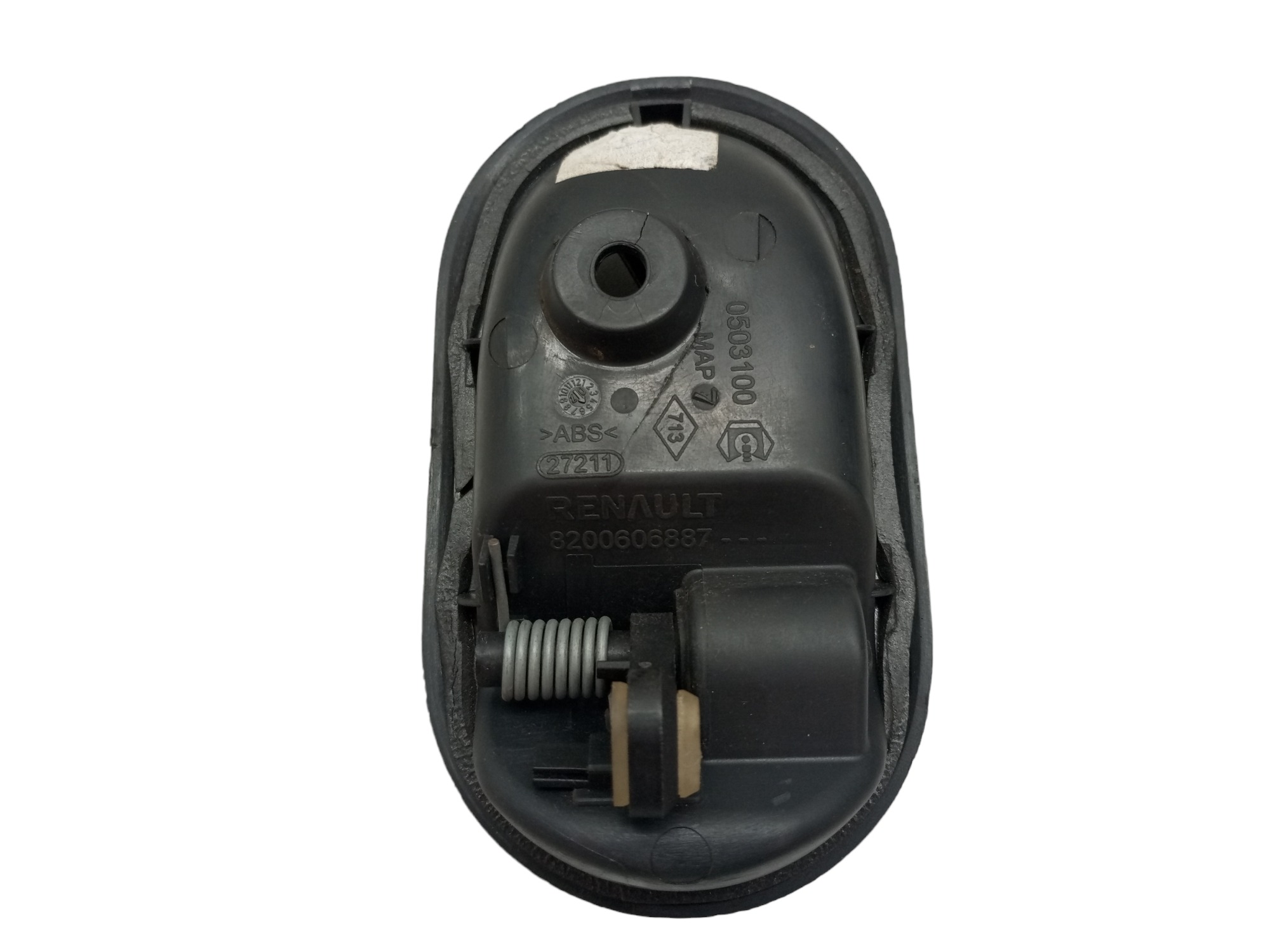 Puxador Macaneta Renault Sandero 2008 2016 Lado Direito  Preto 2
