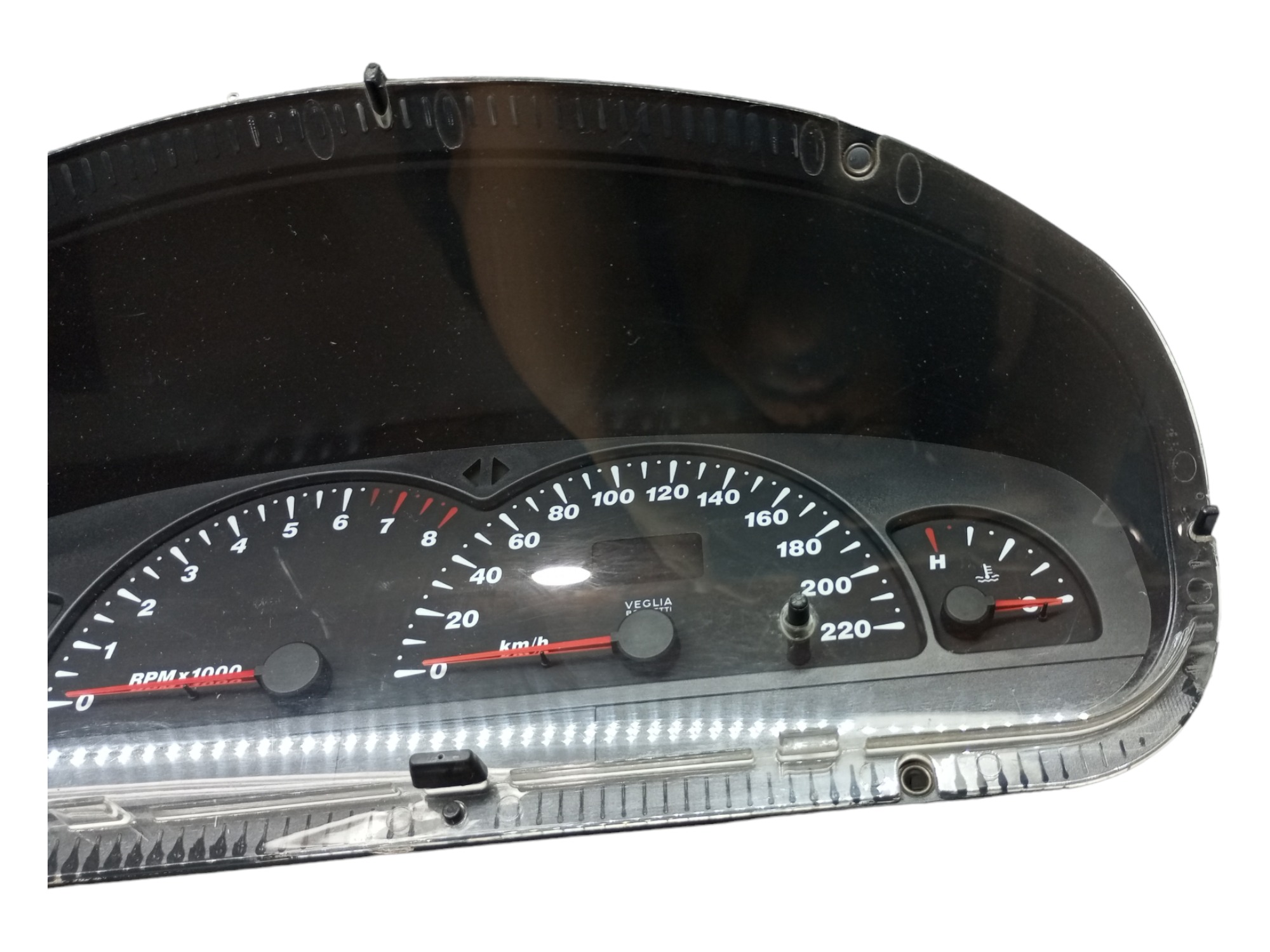 Painel Instrumento Fiat Marea 2000 2001 2002 Conta Giro Preto 3