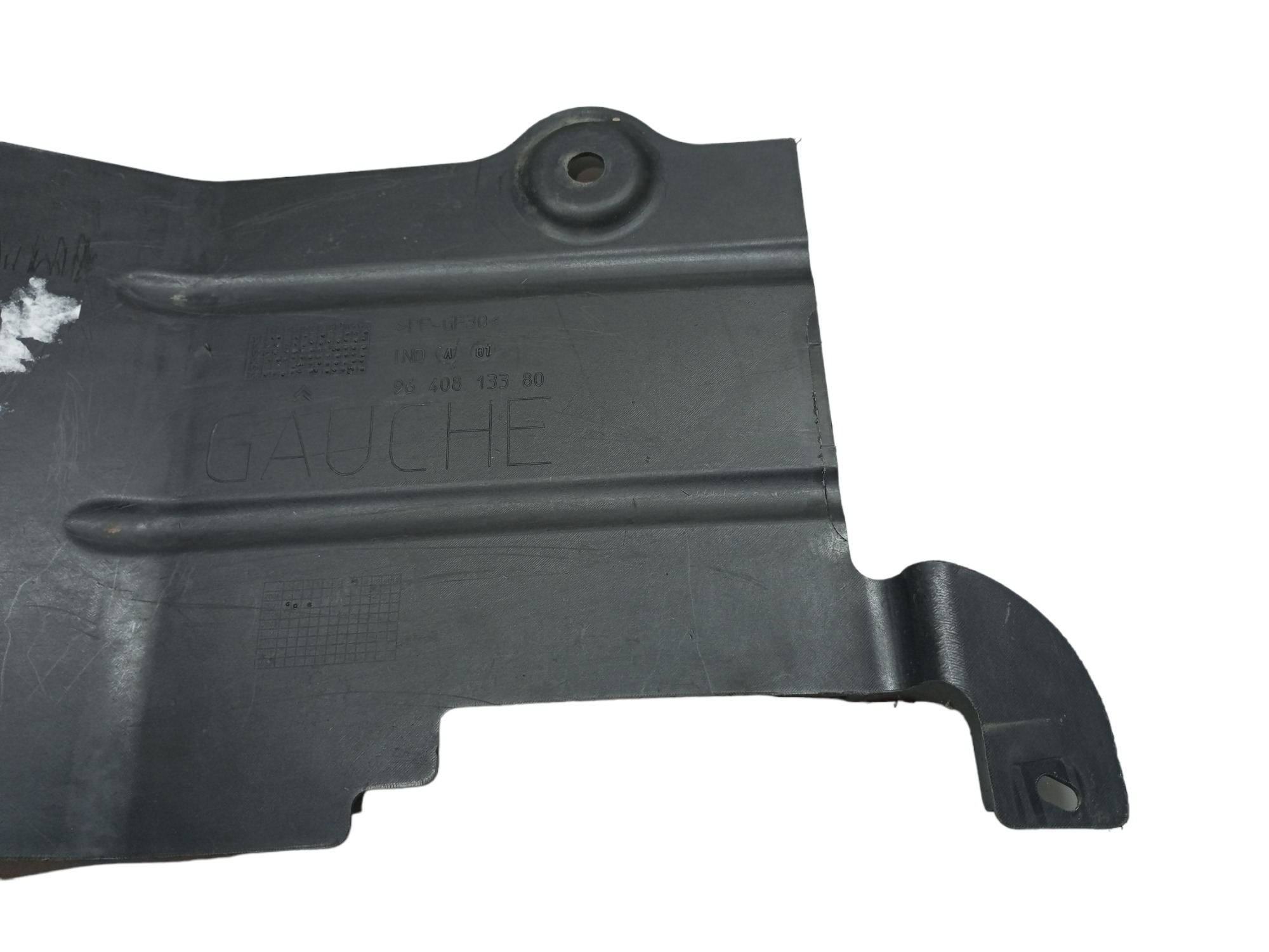 Capa Defletor Calor Inferior Citroen C3 2003 2012 Esquerdo 3
