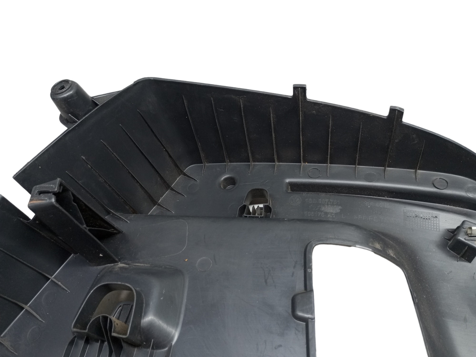 Suporte Bagagito Tampao Up Vw 2014 2015 2016 Esquerdo  Preto 4