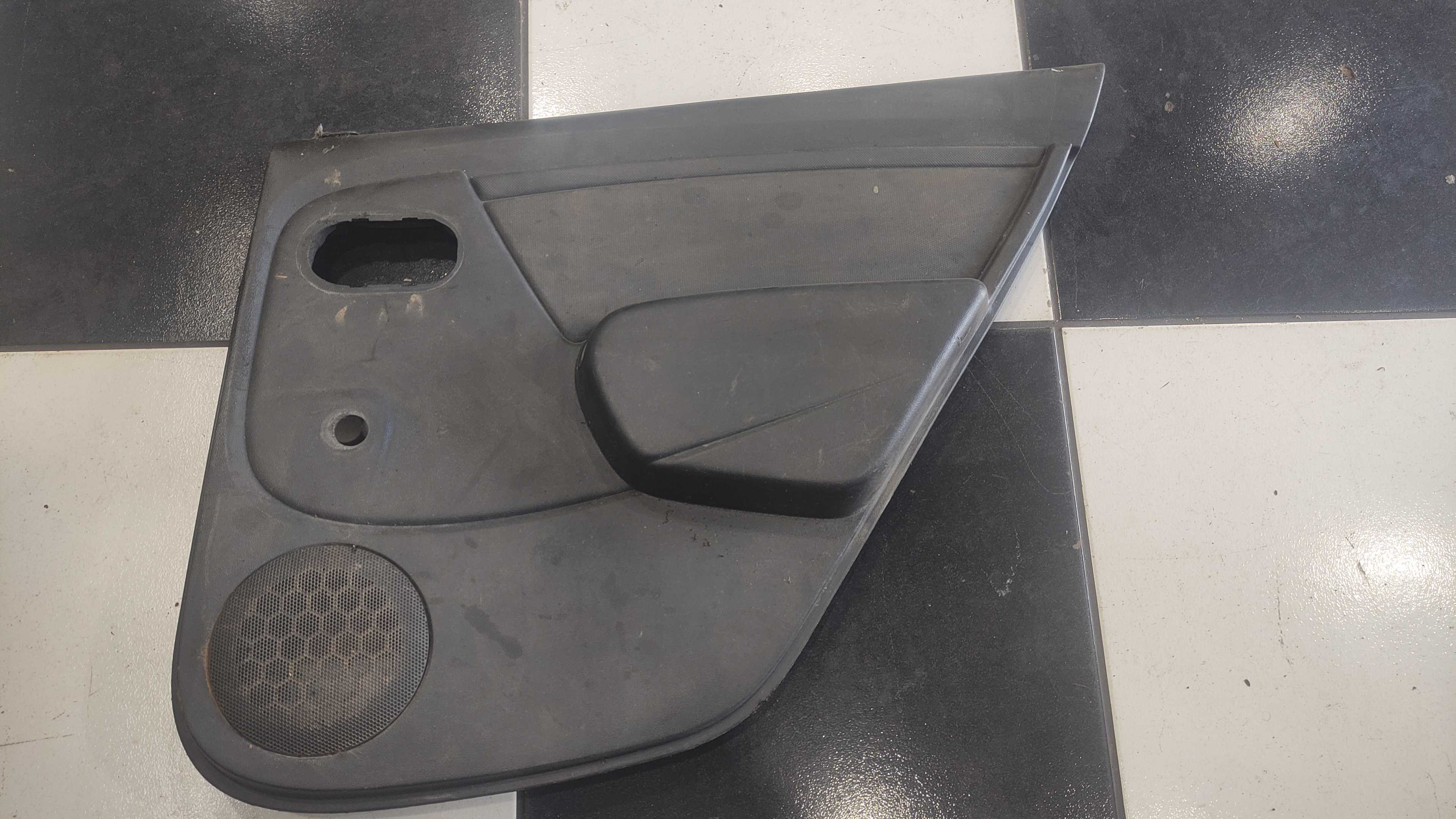 Forro Porta Traseira Direita Renault Sandero 2008 Preto 1