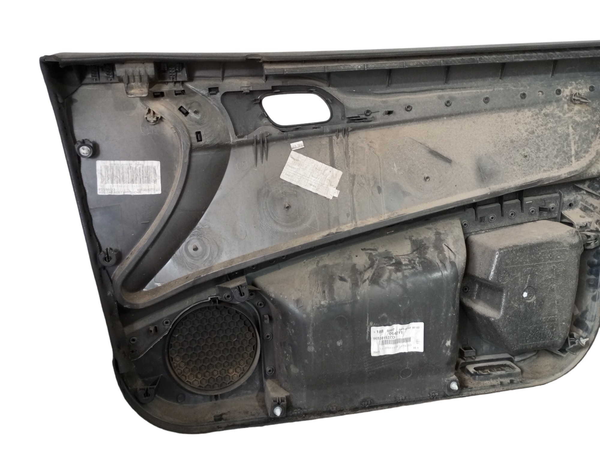 Forro Porta Peugeot 407 2008 2010 2011 Dianteiro Esquerdo  Preto 5