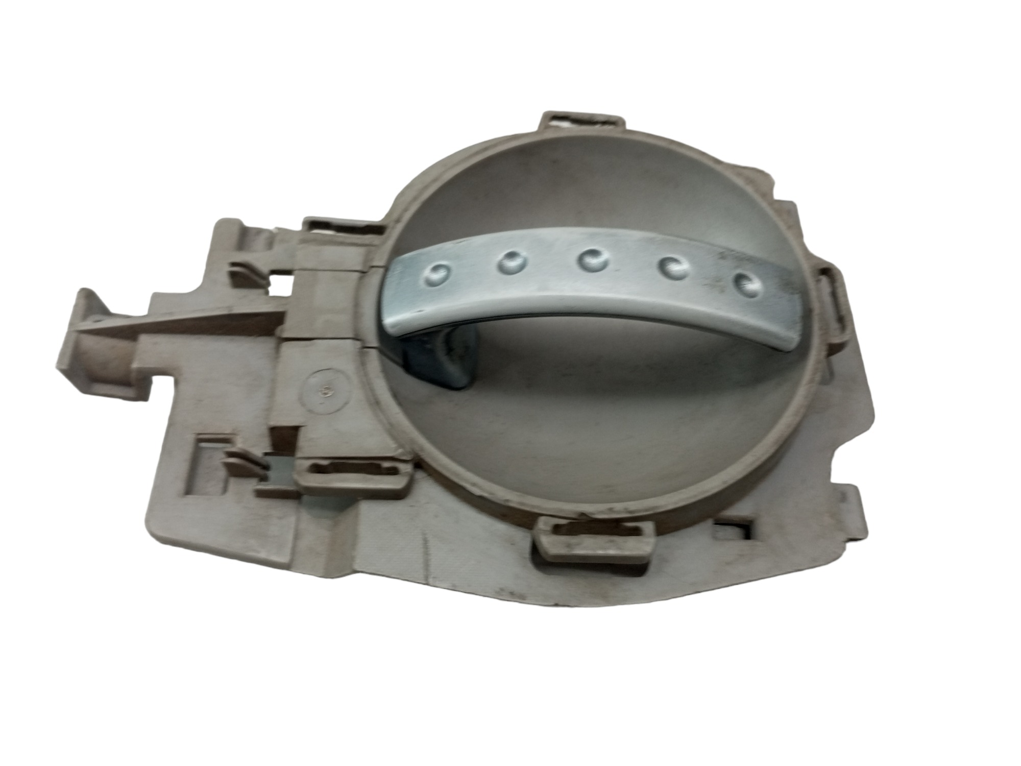 Macaneta Porta Citroen C3 2009 2012 Traseira Esquerda  Cinza Claro Traseira 2