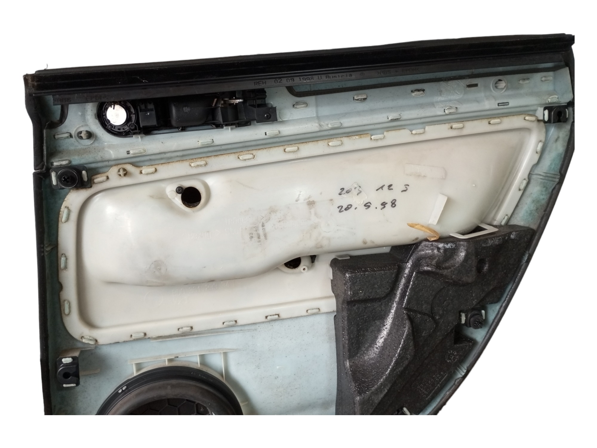 Forro Porta Passat 99 2000 2001 2002 Traseira Esquerda  Preto 7