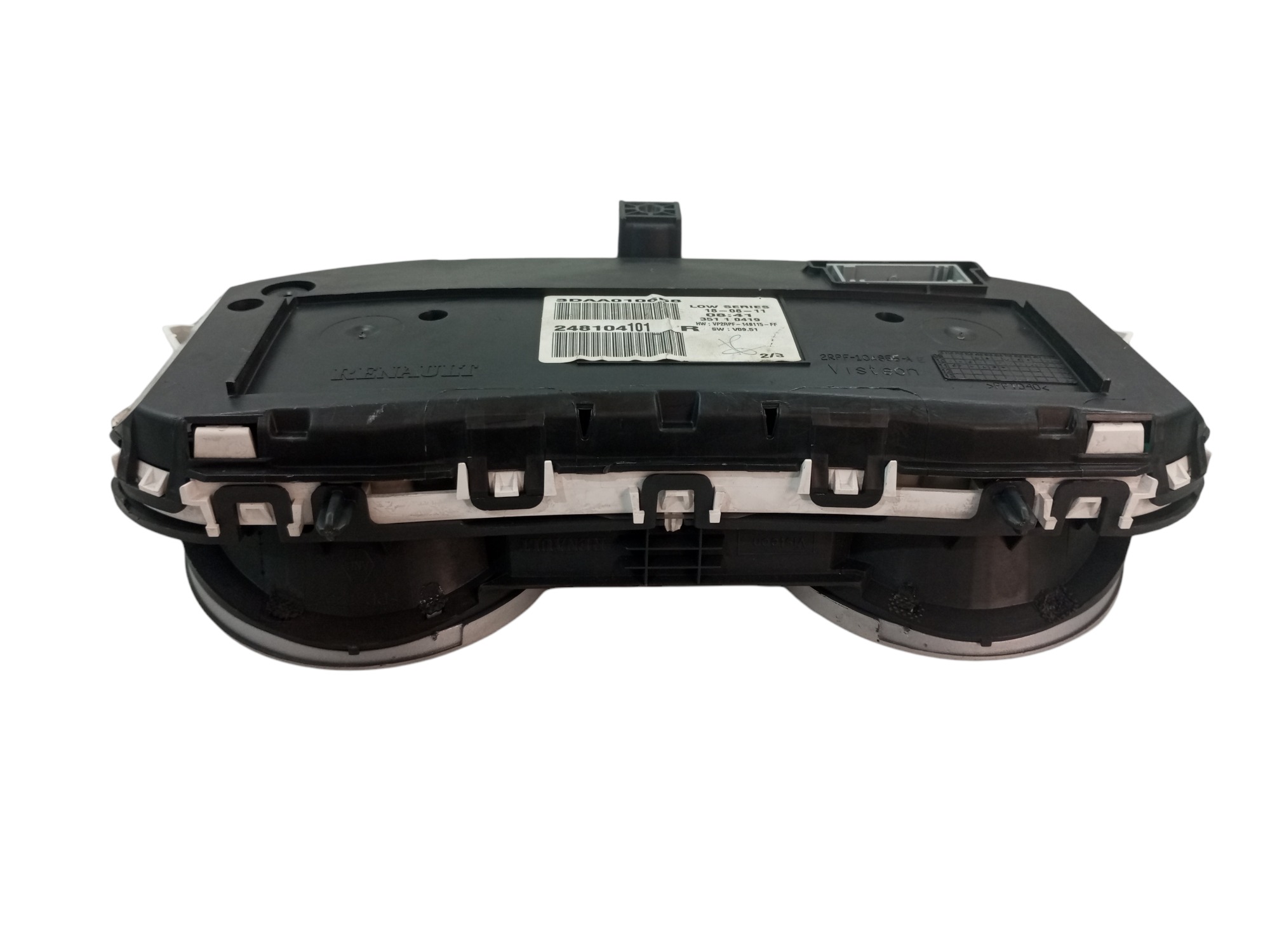 Painel Instrumento Velocimetro Megane Renault 2007 2008 2012 Preto 3