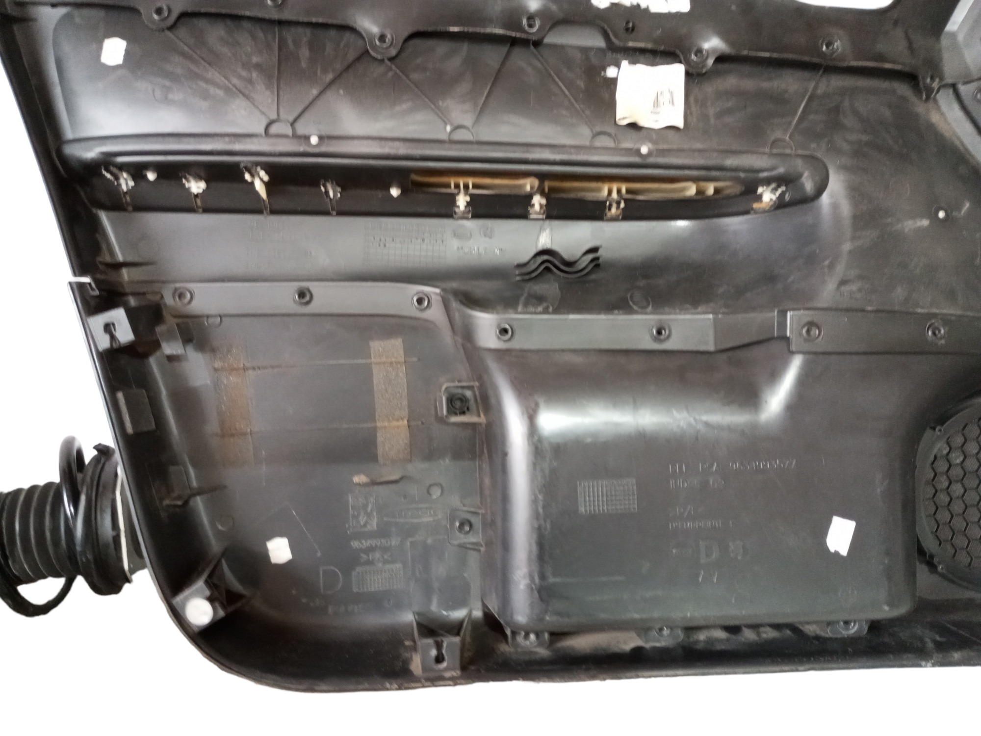 Forro Porta Peugeot 307 2011 2012 2013 Dianteira Direita  Preto 7