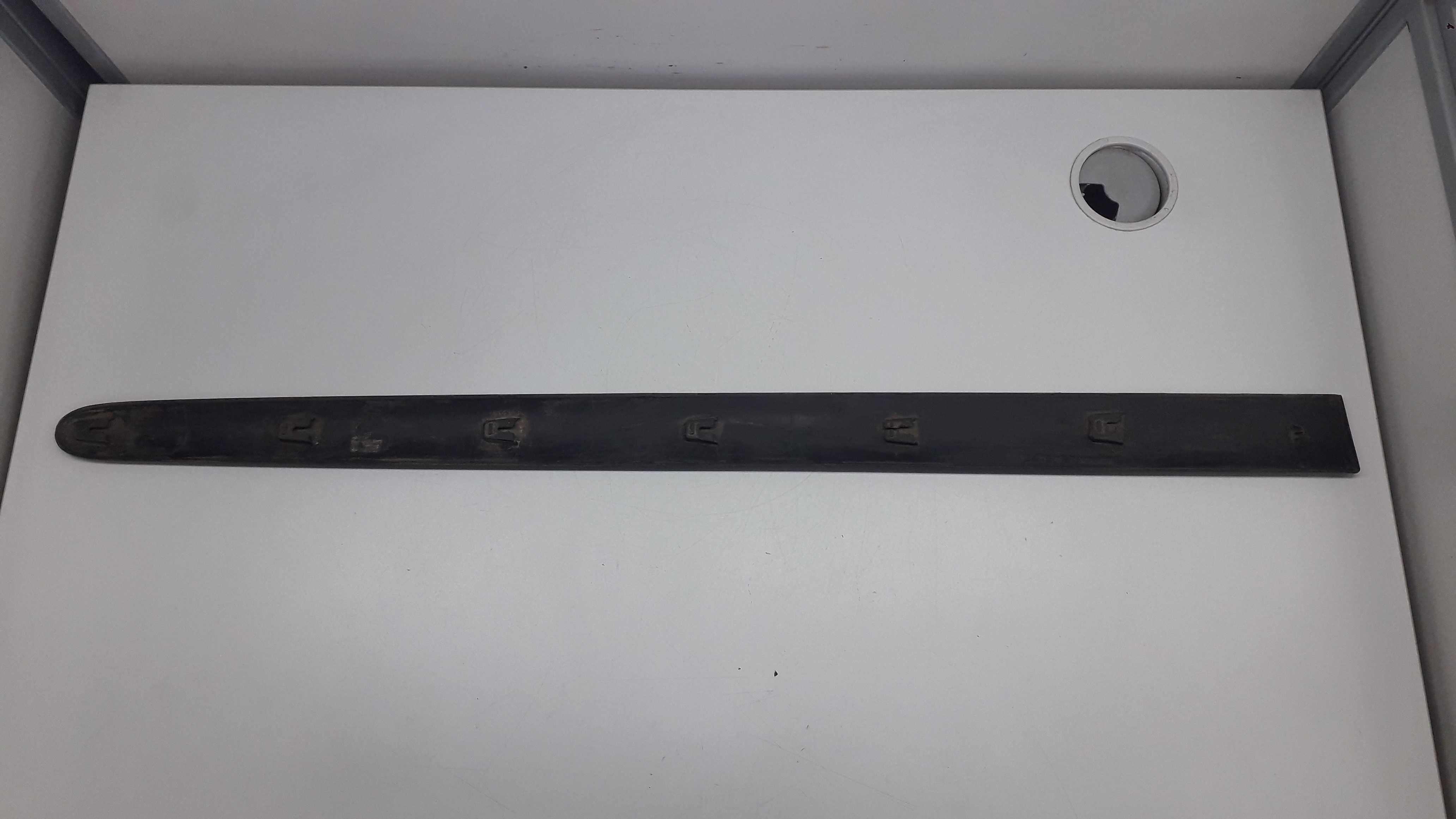 Friso Da Porta Dianteira Esquerda Peugeot 206 2007 Preto 2