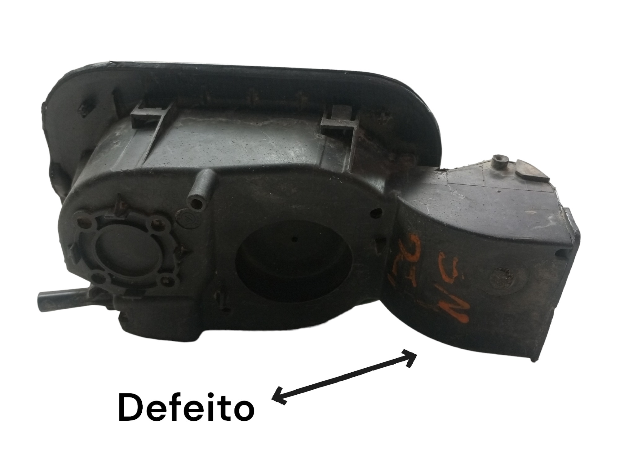 Portinhola Tampa Combustivel Megane 2007  2012 Com Defeito Preto 2010 2