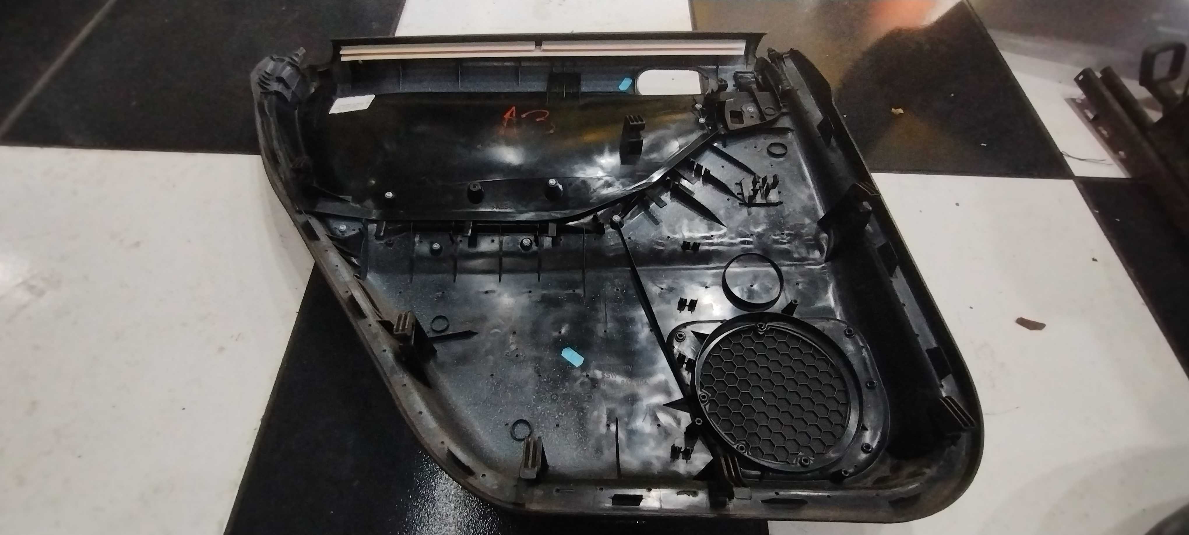 Forro De Porta Traseira Direita Audi A3 2001/2006 Preto 2