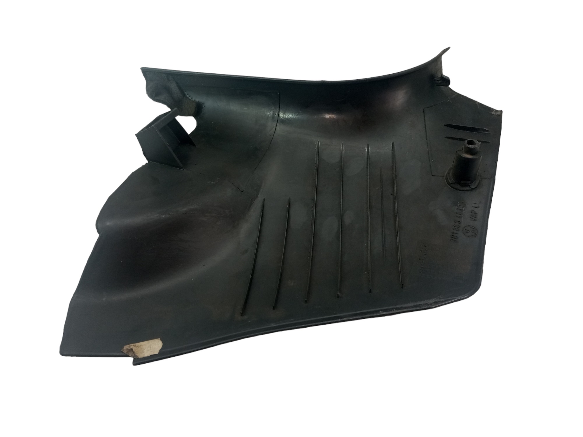 Moldura Coluna Inferior Soleira Passat 99 2001 Lado Esquerdo Preto 4