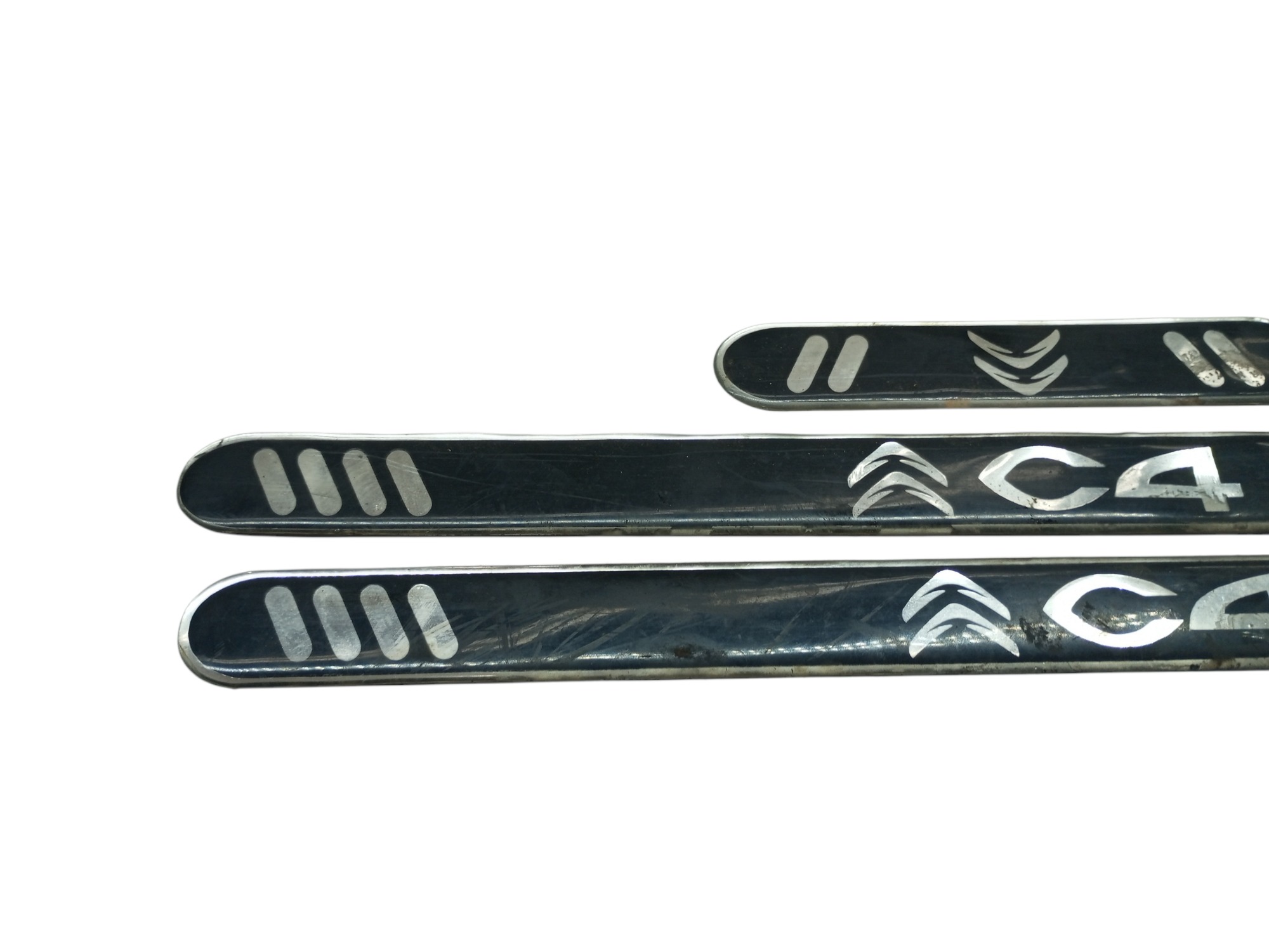 Emblema Borracha Citroen C4 Pallas 2007 2008 2009 2010 2012 Preto 3