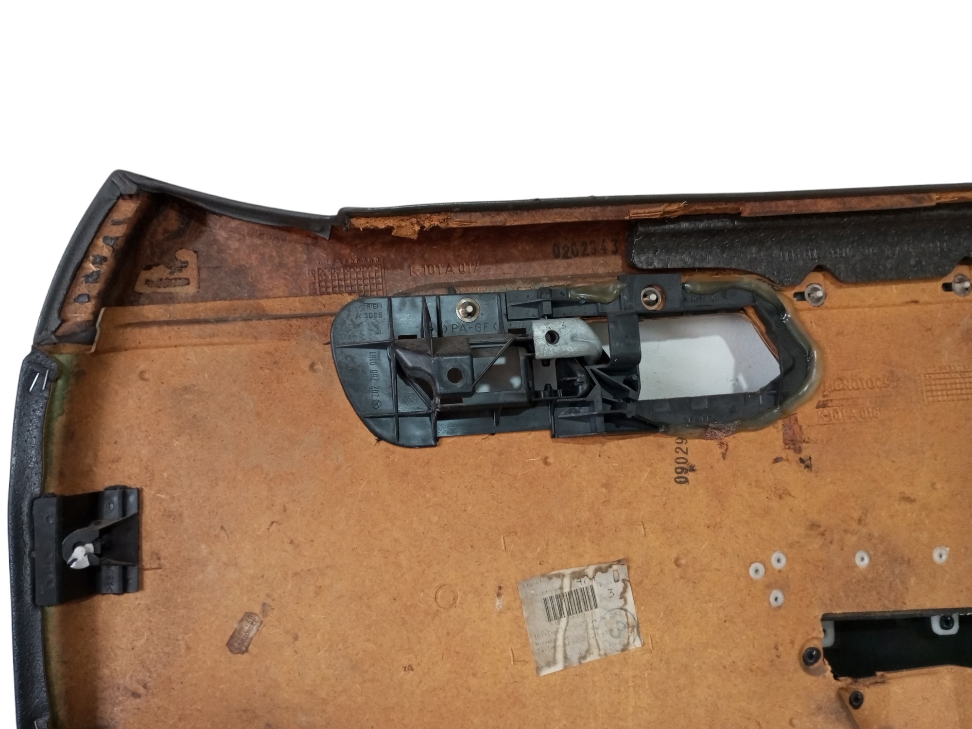 Forro Porta Mercedes Classe C280 94 95 96 Traseira Esquerda Preto 1