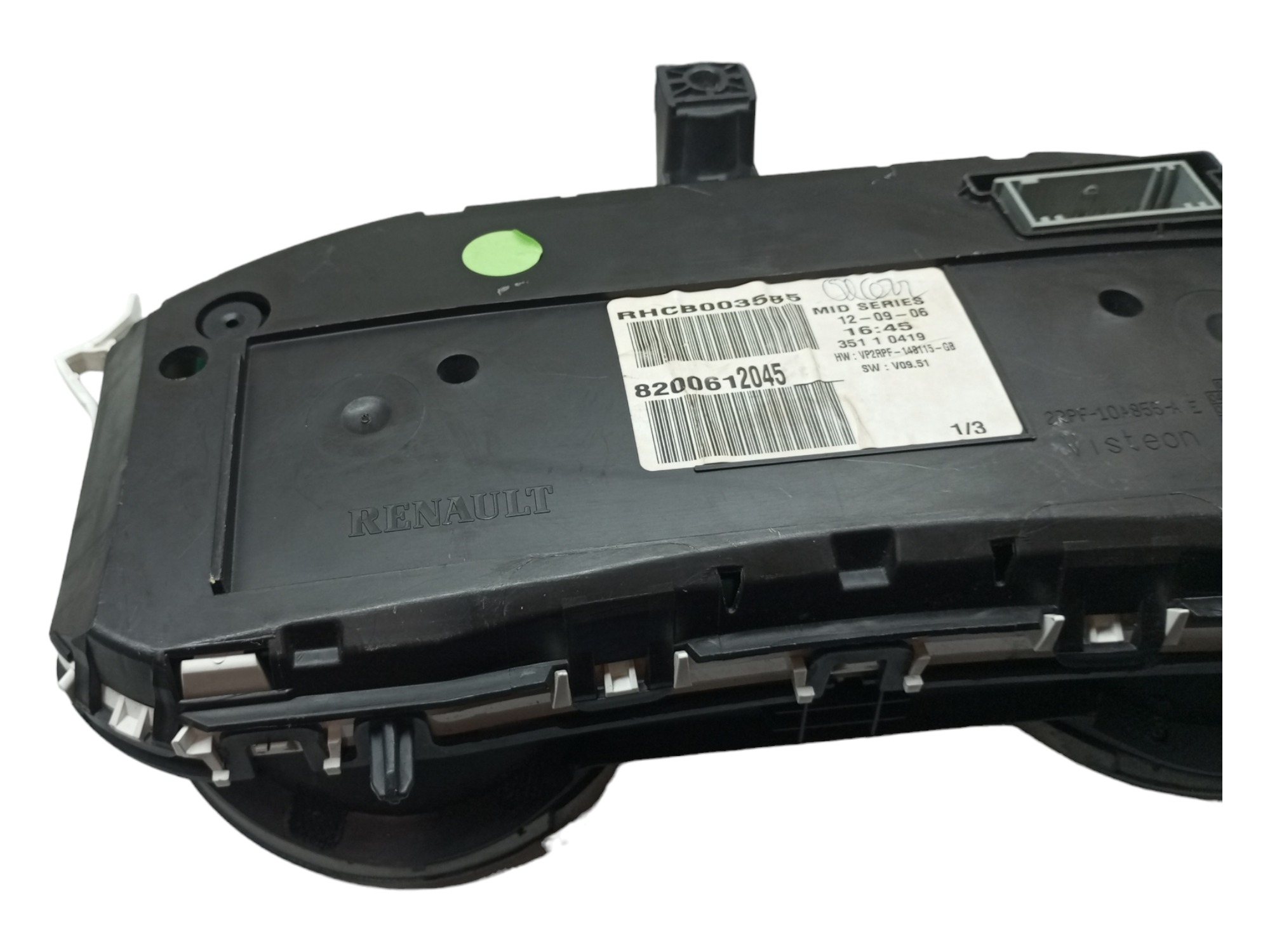 Painel Instrumento Velocimetro Megane 2007 2008 2010 2013  Preto 6