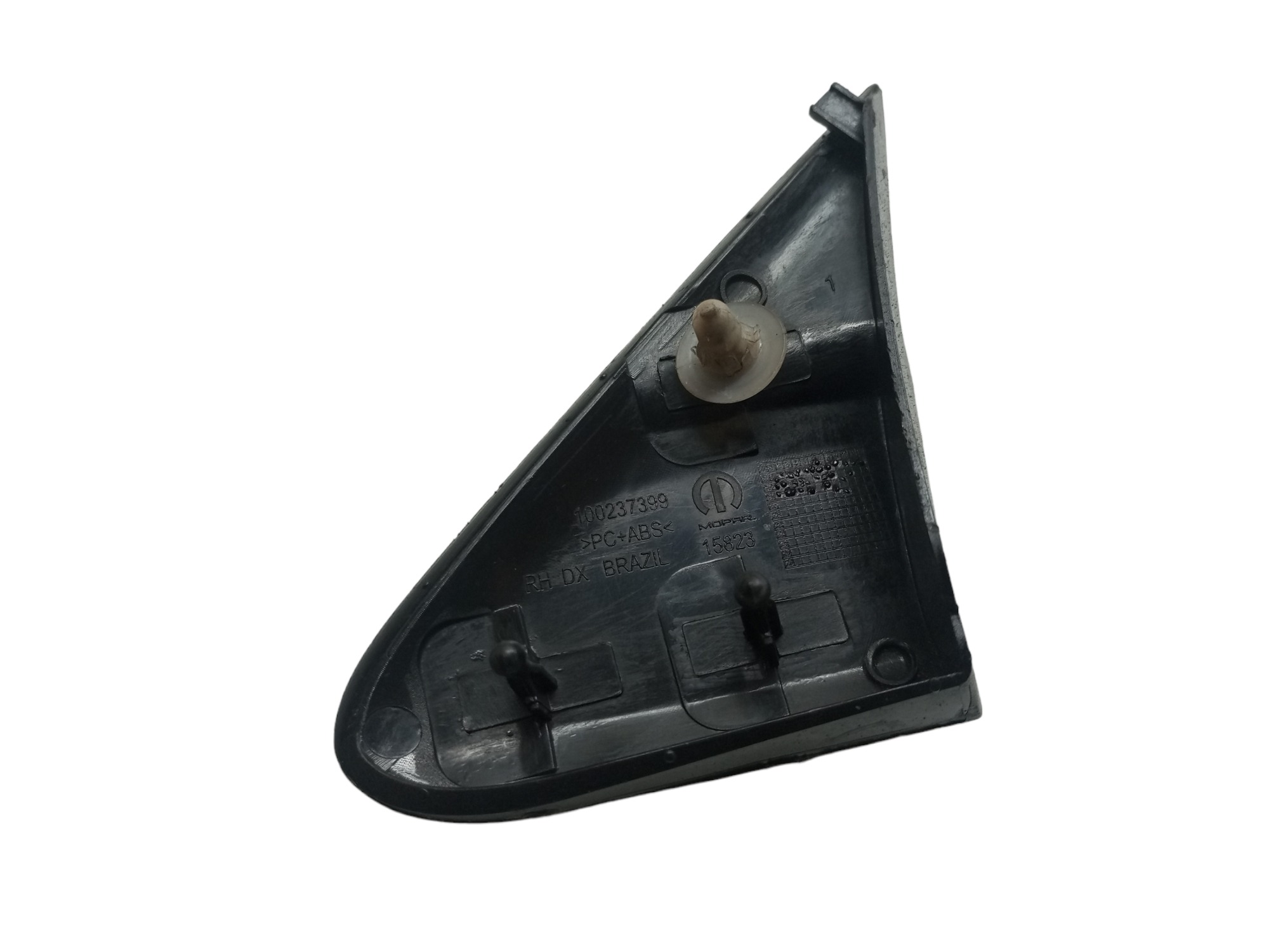 Moldura Retrovisor Fiat Argo Drive 2019 2023 Externo Direito Preto 3
