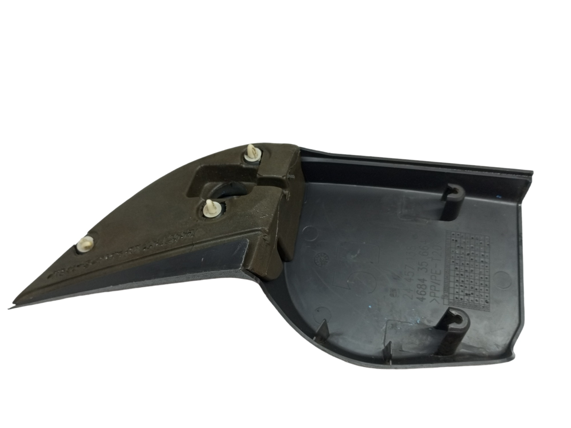 Moldura Interna Retrovisor Corsa Chevrolet 96 97 98 Direito Preto 5