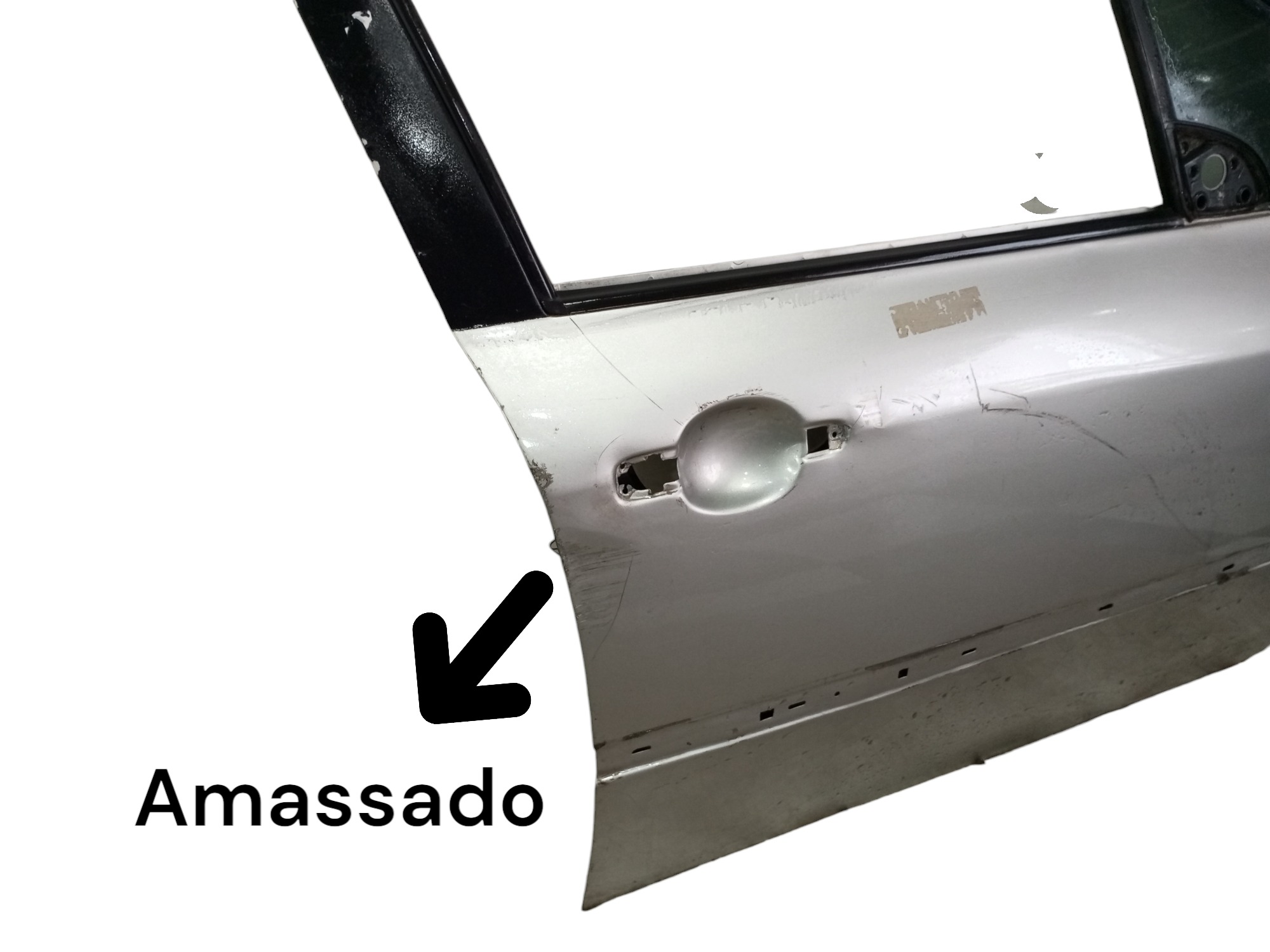 Porta Peugeot 307 2006 2007 2009 2012 Dianteira Direita Dianteira Direita Prata 2