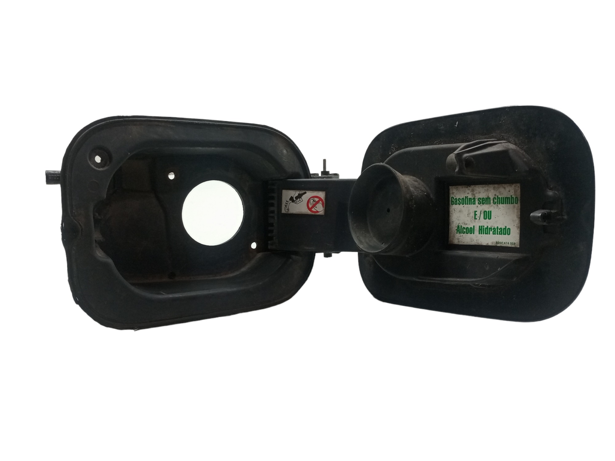 Portinhola Tampa Combustivel Megane 2007  2012 Com Defeito Preto 2010 5