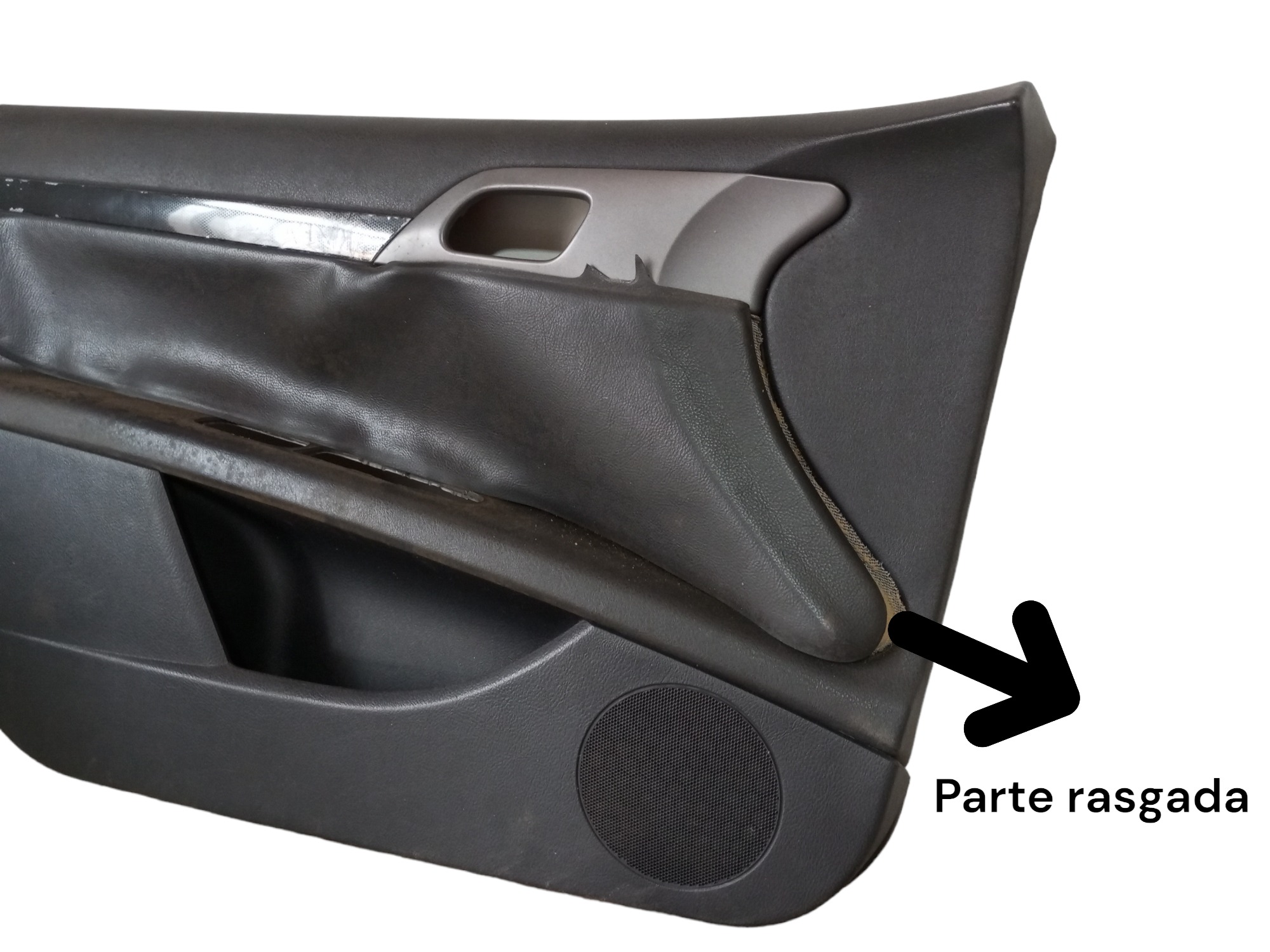 Forro Porta Peugeot 407 2008 2010 2011 Dianteiro Esquerdo  Preto 2