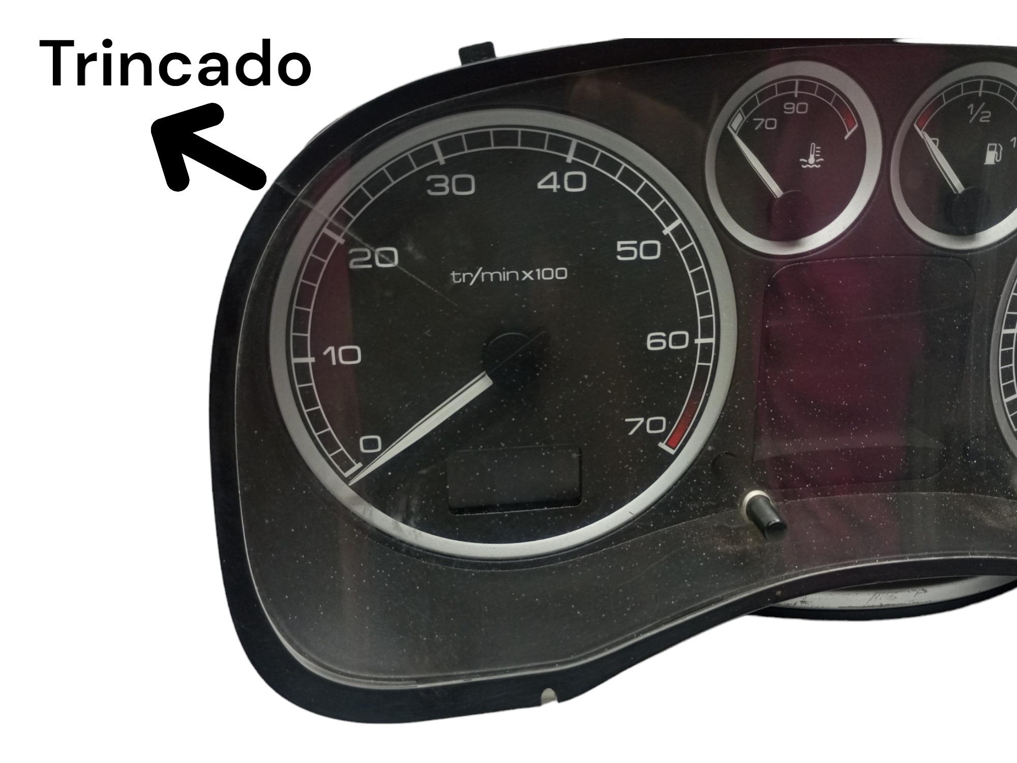 Painel Instrumento Peugeot 307 2004 2005 2006 2007 2008  Preto 2