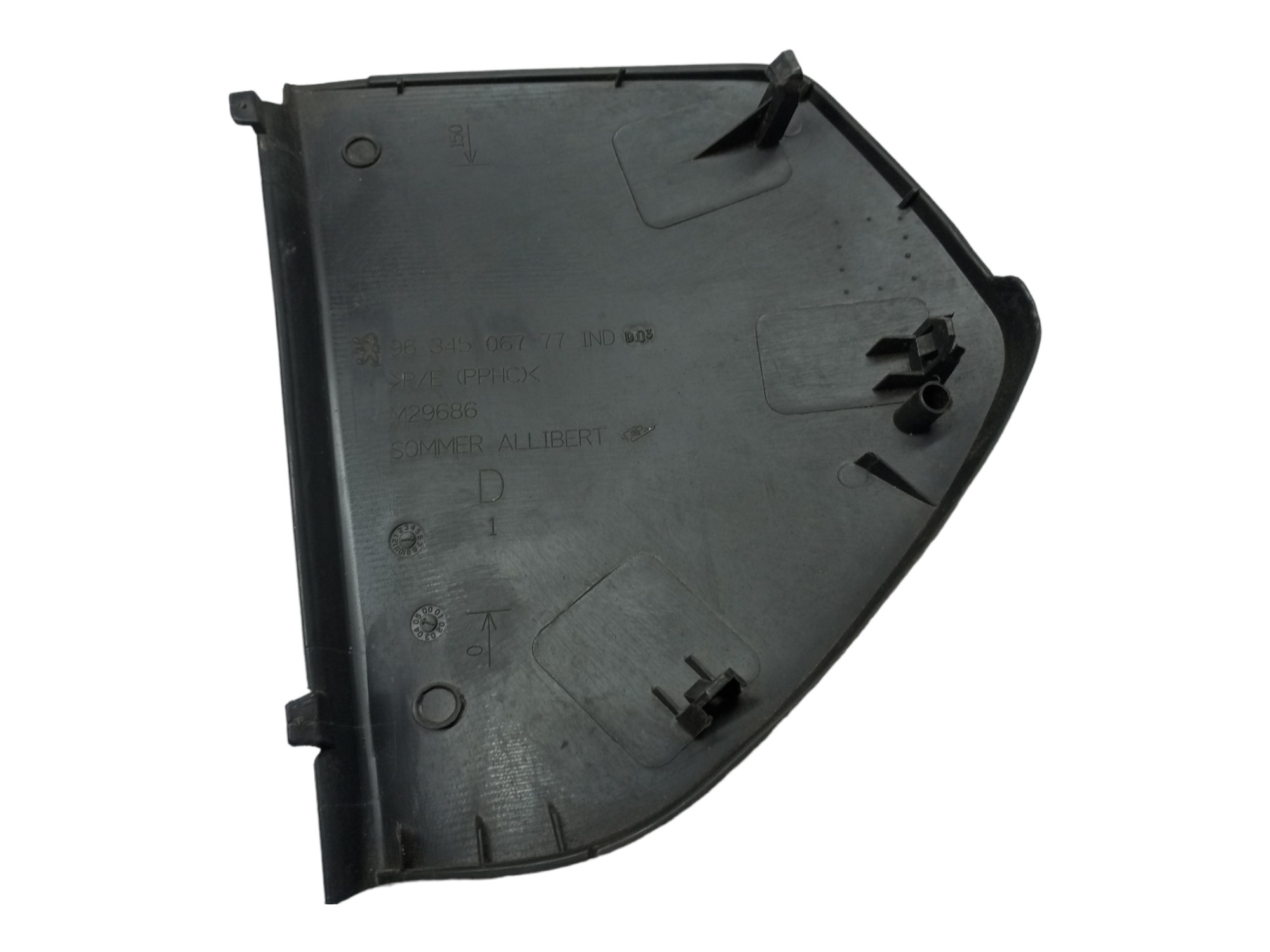 Acabamento Tampa Lateral Painel Peugeot 307 2007 Direito 5