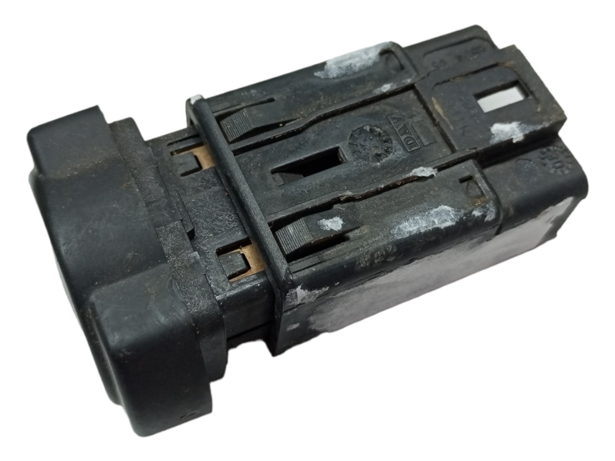 Botao Pisca Alerta Sandero 2009 2010 2011 2012 Renault  Preto 3