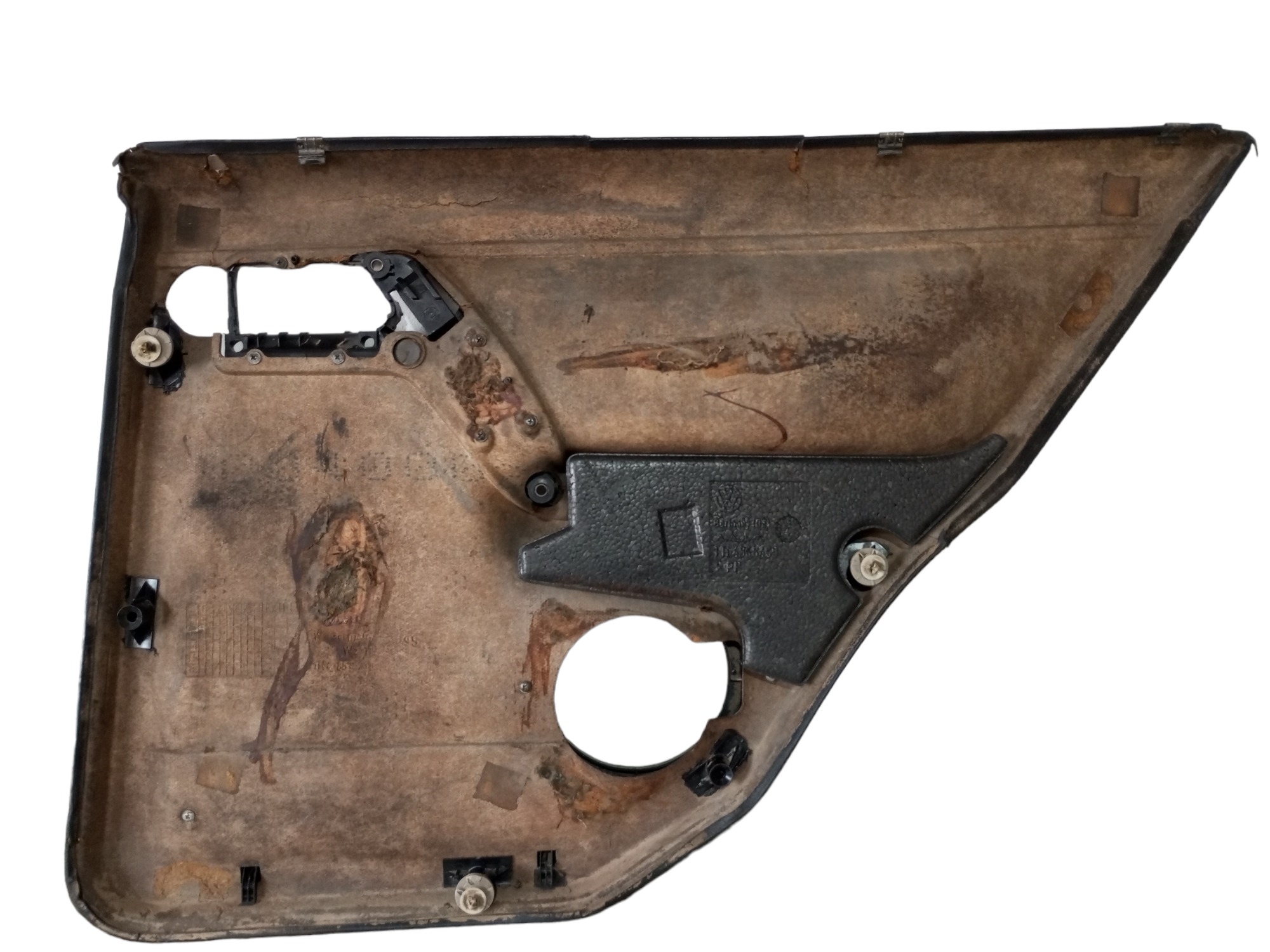 Forro Porta Volkswagen Golf 95 96 97 98 Traseira Esquerda  Preto 8