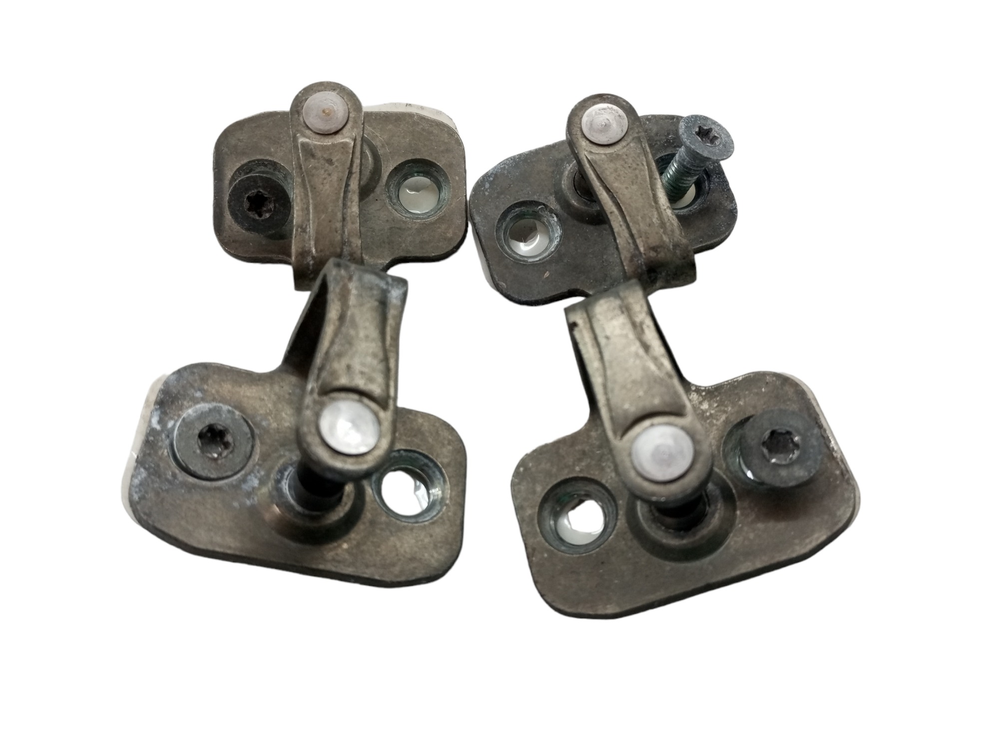Batente Porta Captiva 2008 2009 2010 Chevrolet Gm Jogo  Traseira Ambos Prata 1