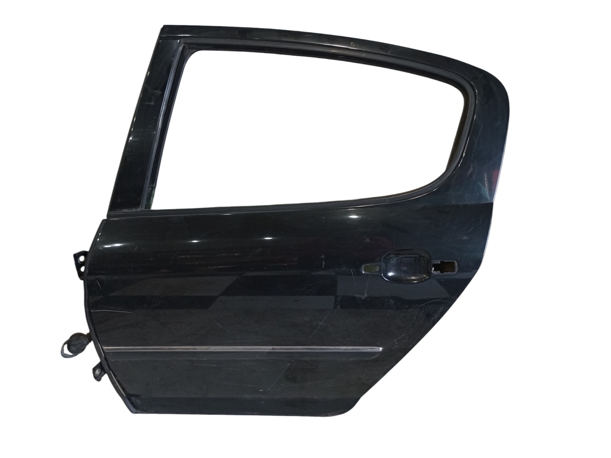 Porta Peugeot 407 2006 2007 2008 2009 Traseira Esquerda  Traseira Esquerda Preta 1