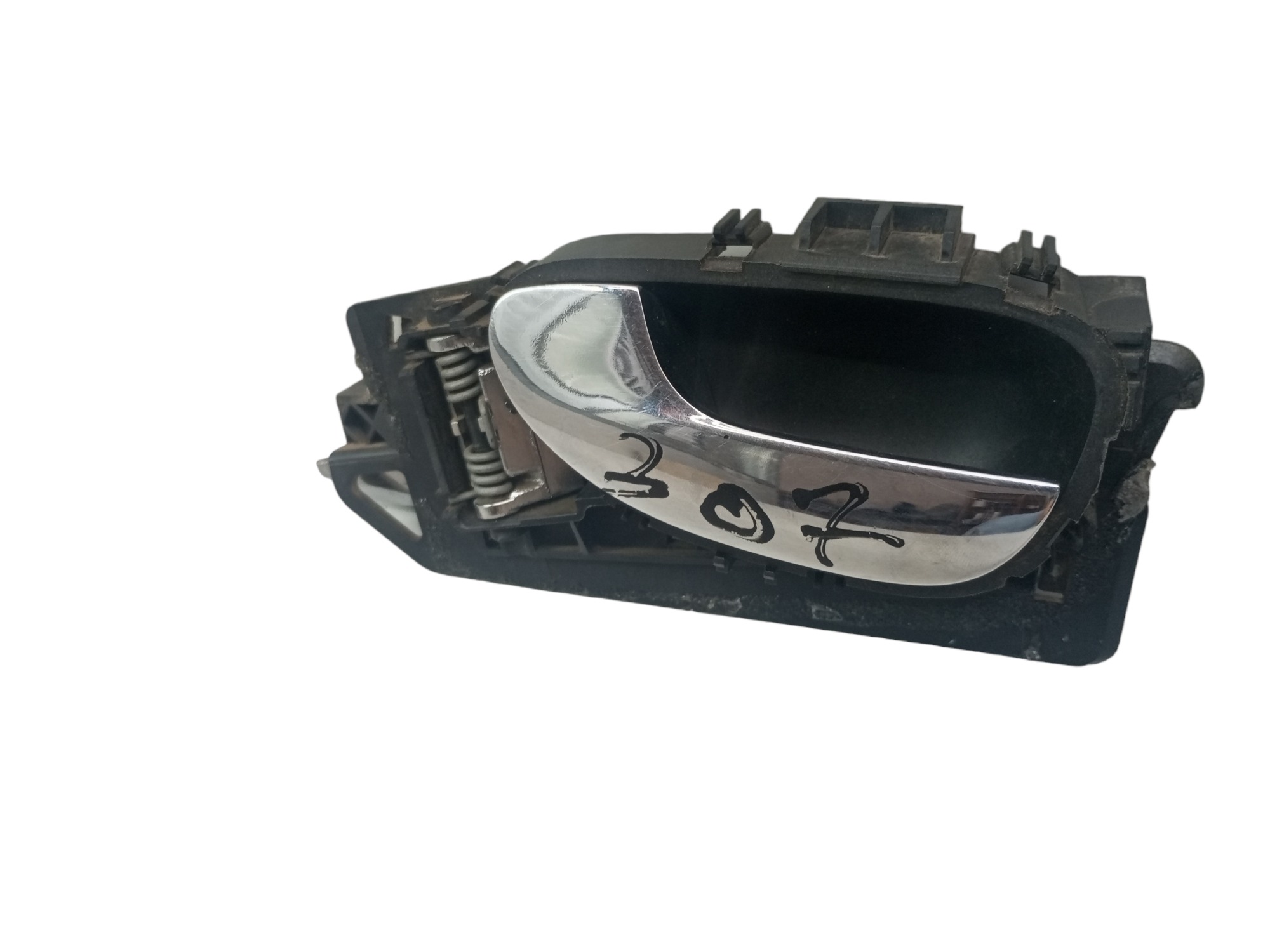 Macaneta Porta Peugeot 307 2007 2013  Dianteira Esquerda  Preto Traseira 1
