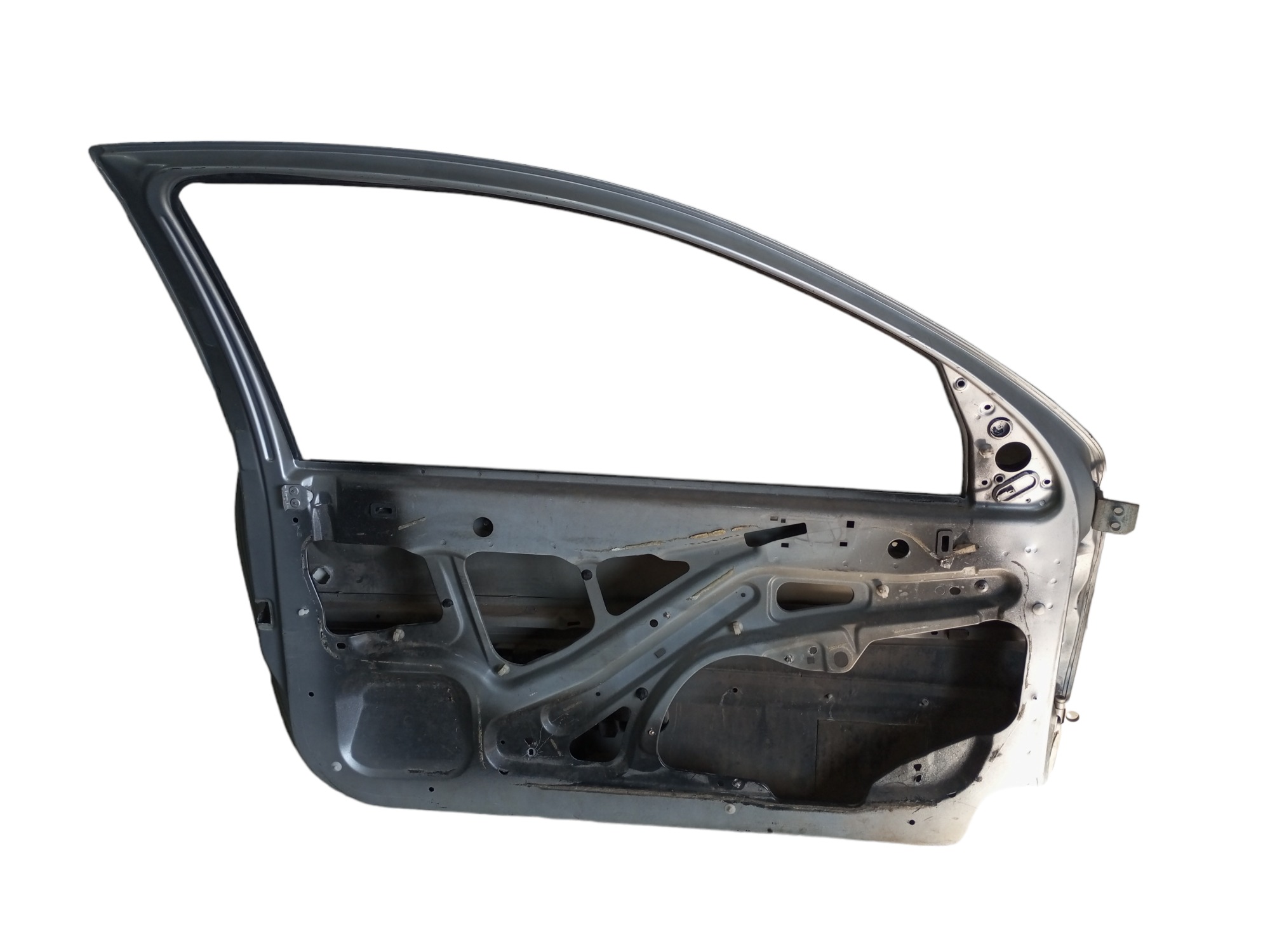 Porta Peugeot 206 2002 2003 2005 2008 Esquerdo 2 Portas Dianteira Esquerdo Prata 2