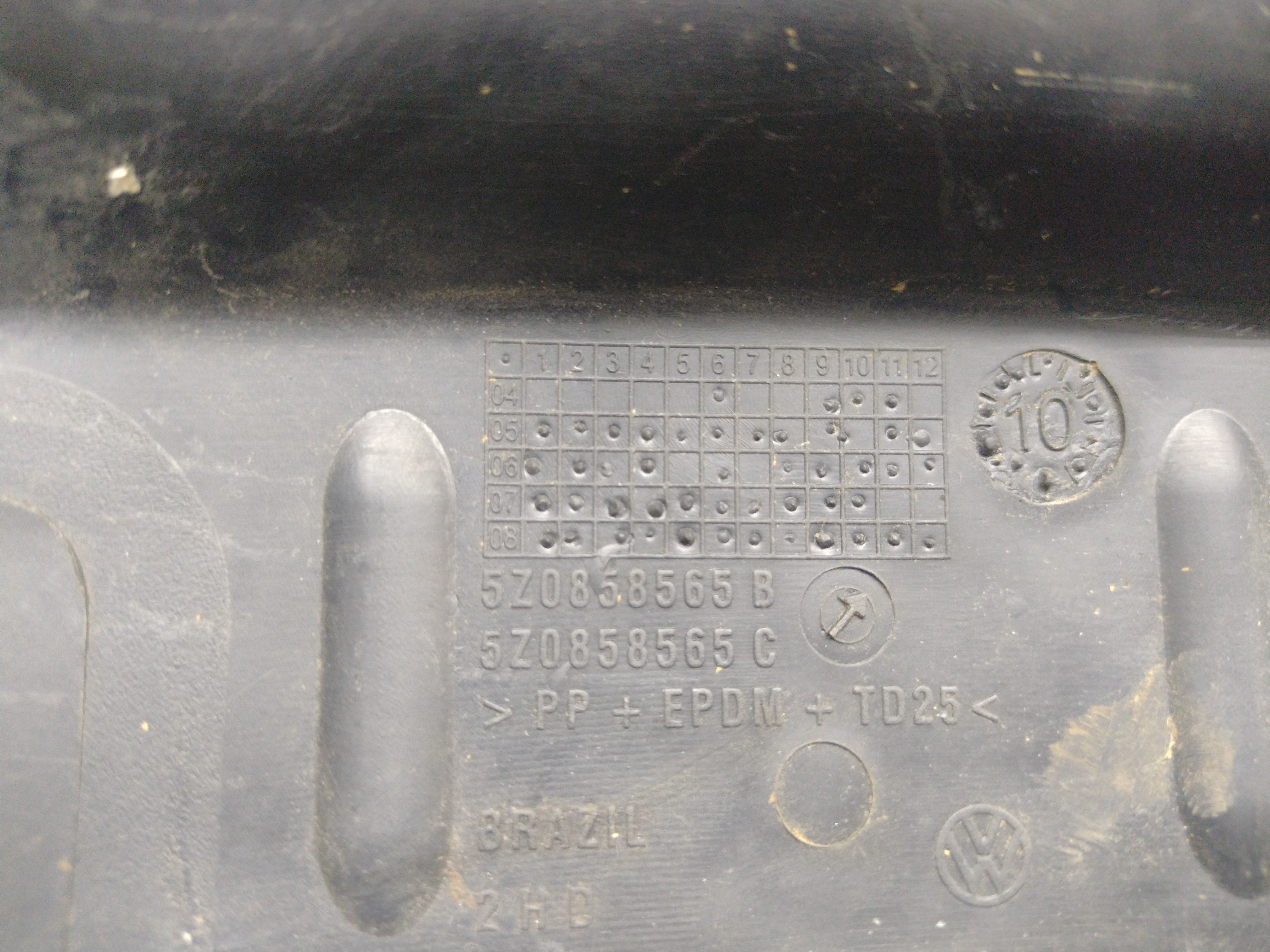 Moldura Capa Chave De Seta Superior Volkswagen Gol/saveiro 6