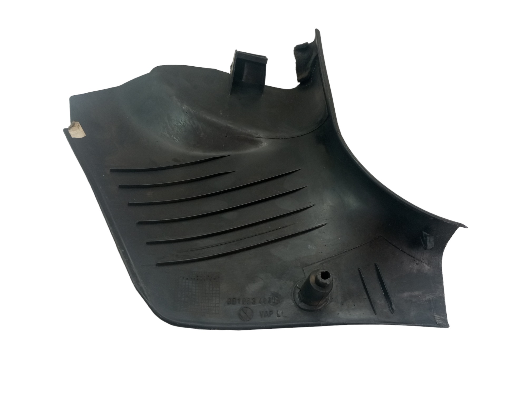 Moldura Coluna Inferior Soleira Passat 99 2001 Lado Esquerdo Preto 5