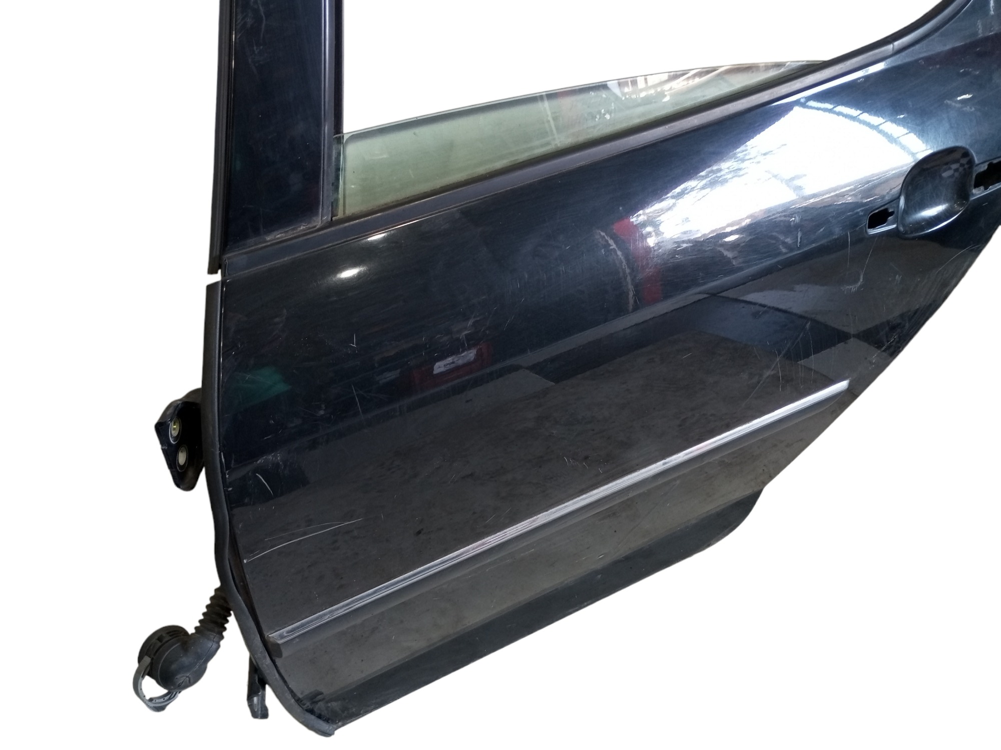 Porta Peugeot 407 2006 2007 2008 2009 Traseira Esquerda  Traseira Esquerda Preta 2