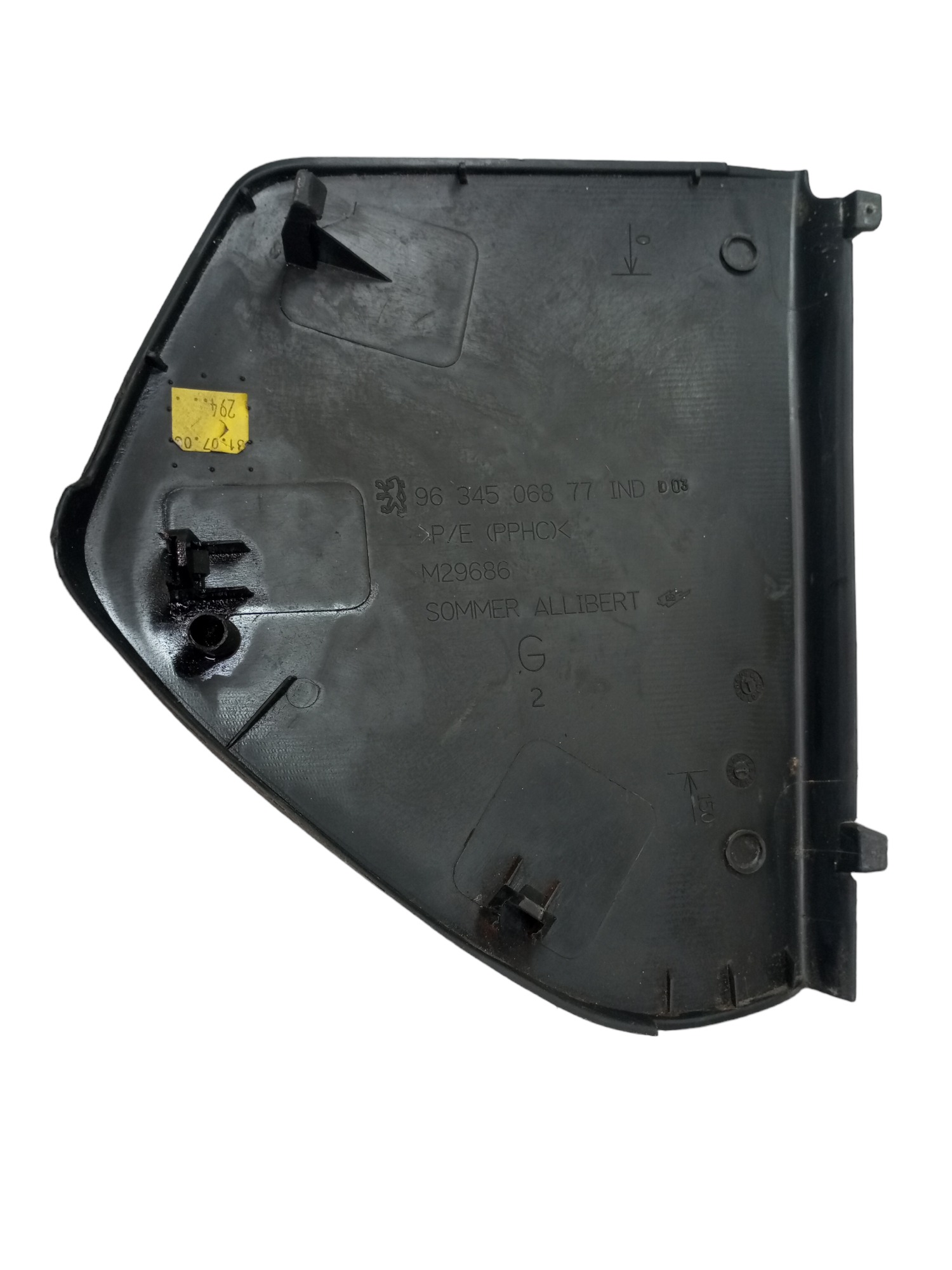 Moldura Painel Acabamento Lateral Peugeot 307 2010 Esquerdo 3