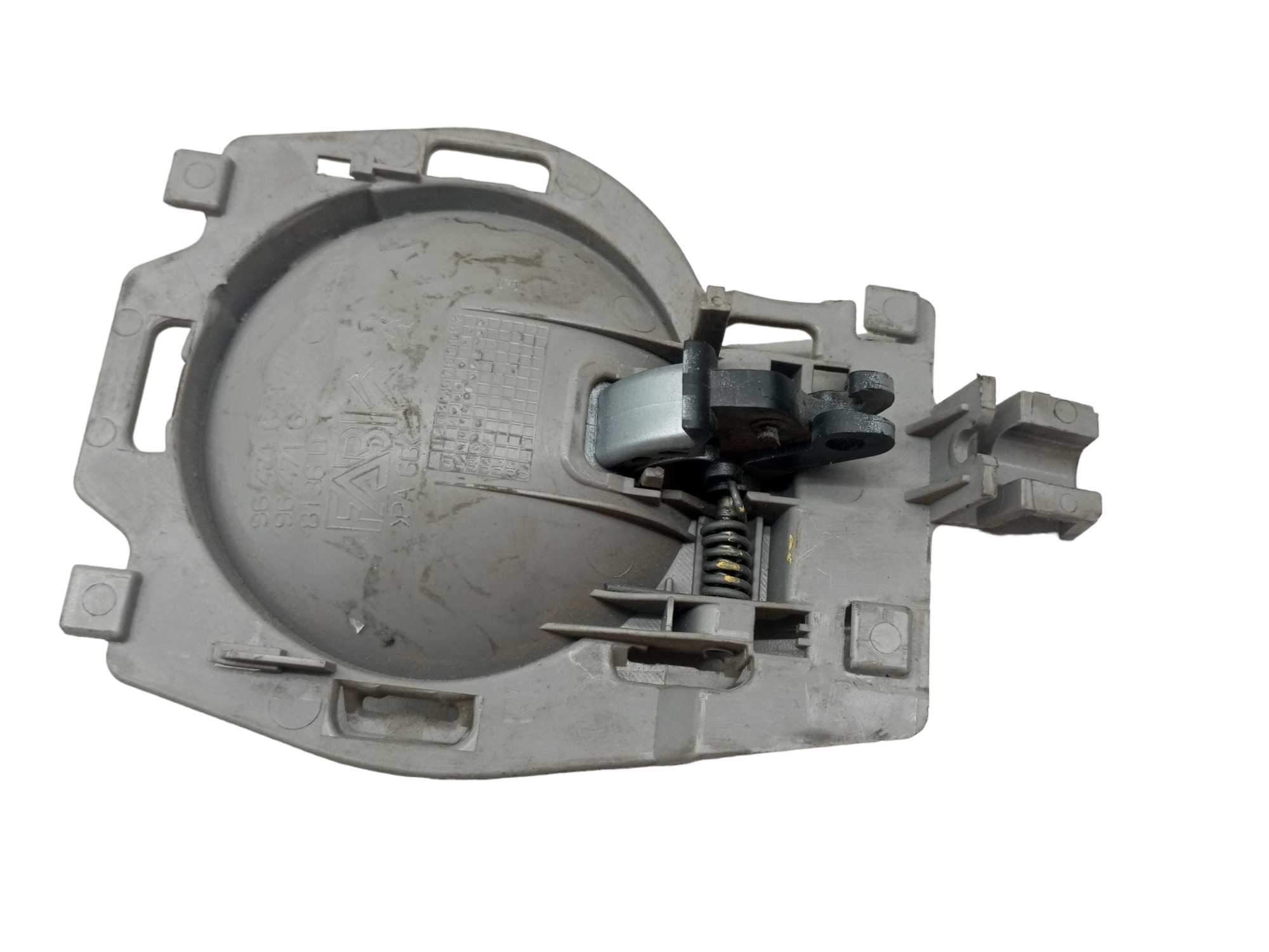 Macaneta Porta Citroen C3 2009 2012 Traseira Esquerda  Cinza Claro Traseira 4