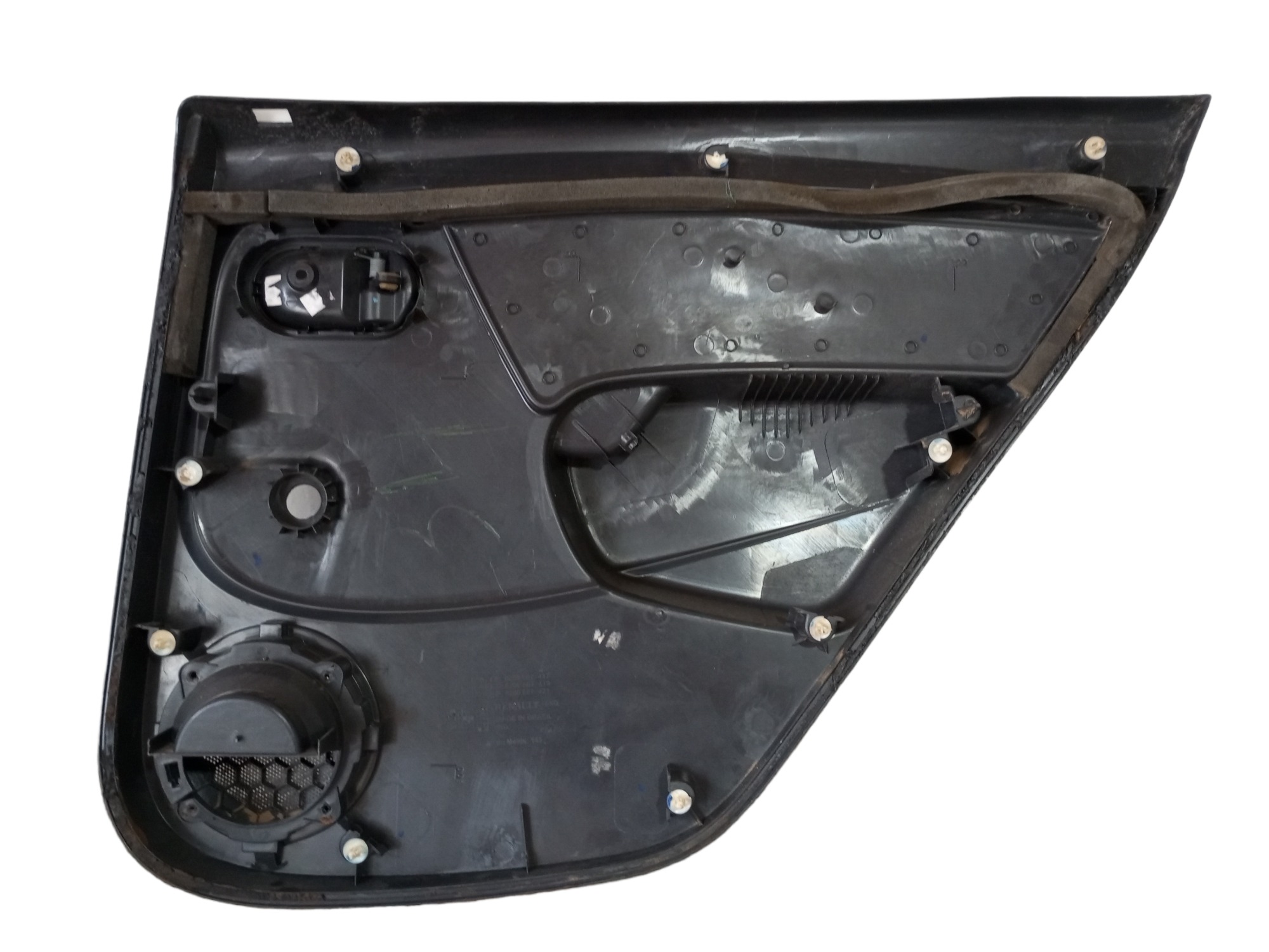 Forro Porta Renault Sandero 2009 2010 Traseiro Esquerdo  Preto 7