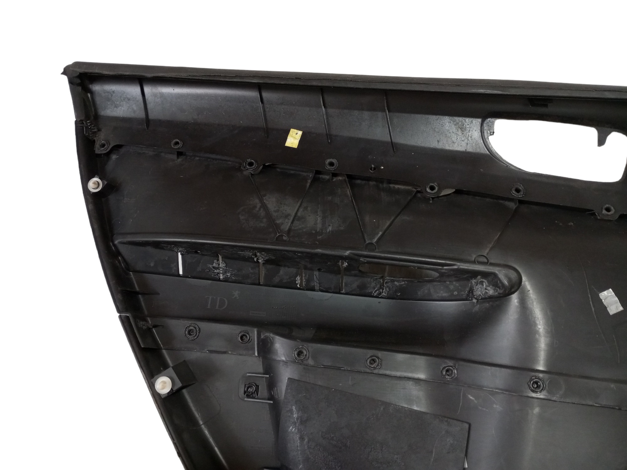 Forro Porta Peugeot 307 2008 2009 2010 Traseiro Direito  Preto 8
