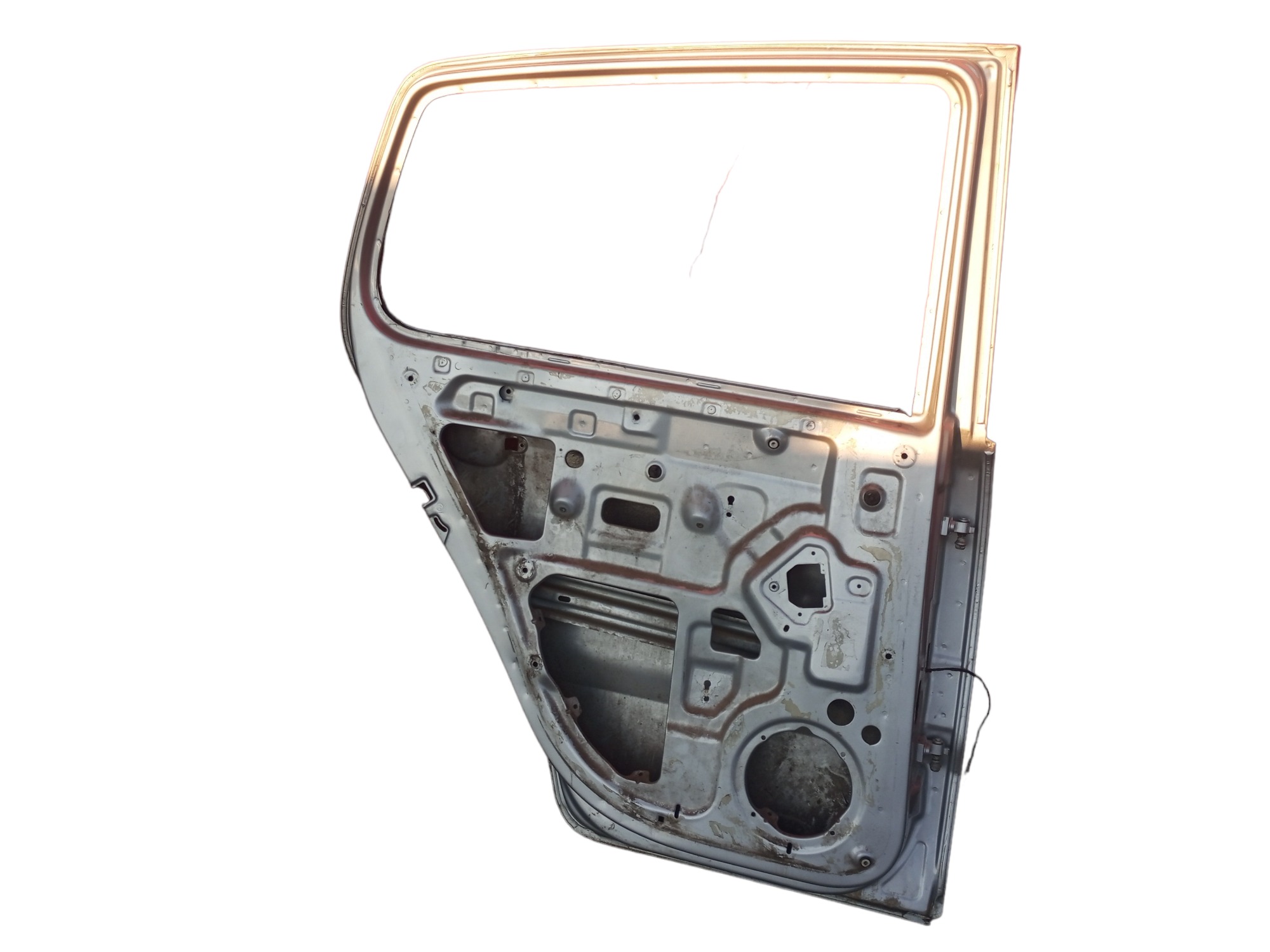 Porta Vw Fox 2004 1005 2006 2007 2009 Traseira Esquerda  Traseira Esquerdo Prata 3