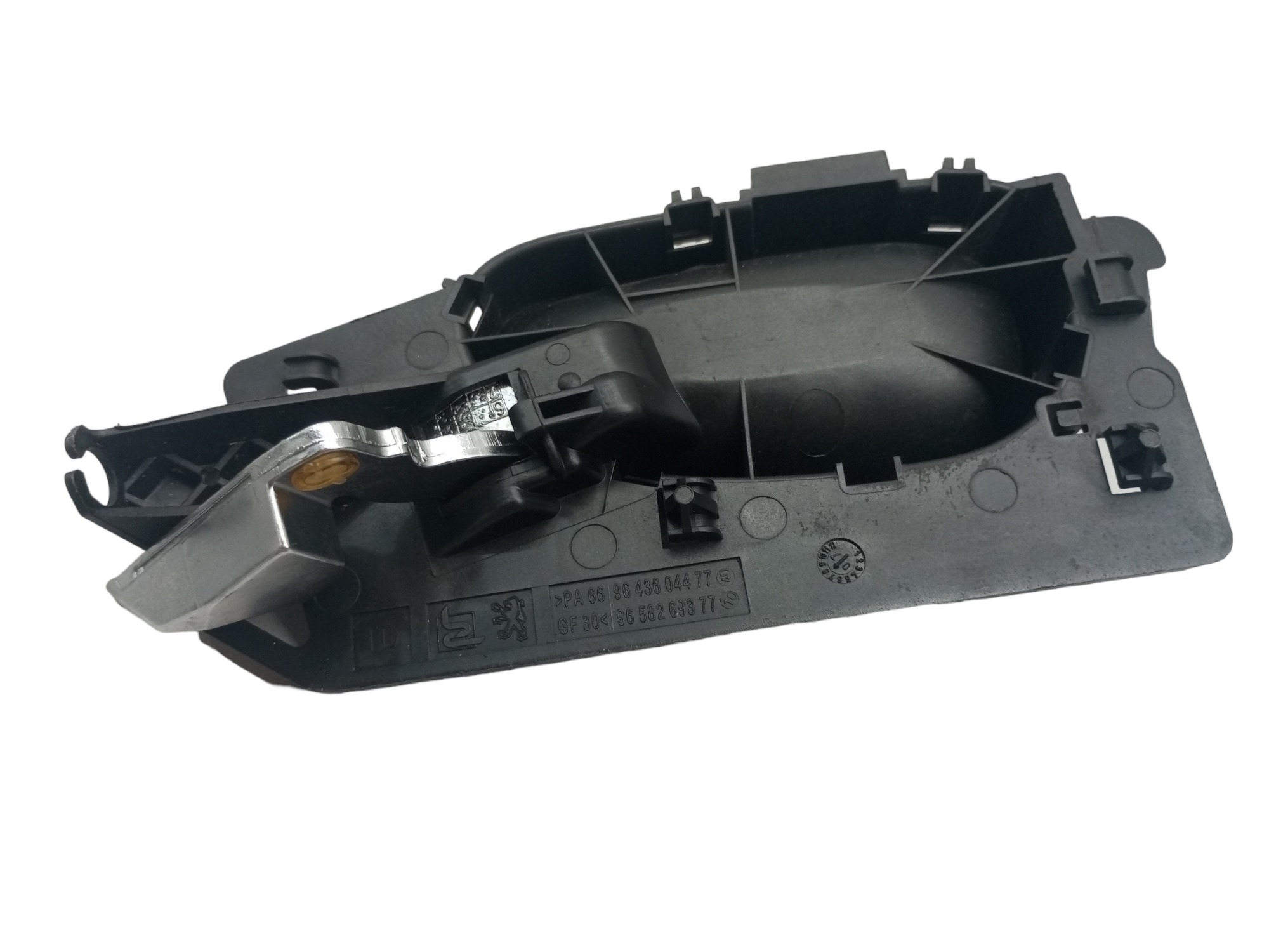 Macaneta Puxador Porta Peugeot 307 2006 2012 Lado Direito  Preto/prata Dianteira/traseira 5