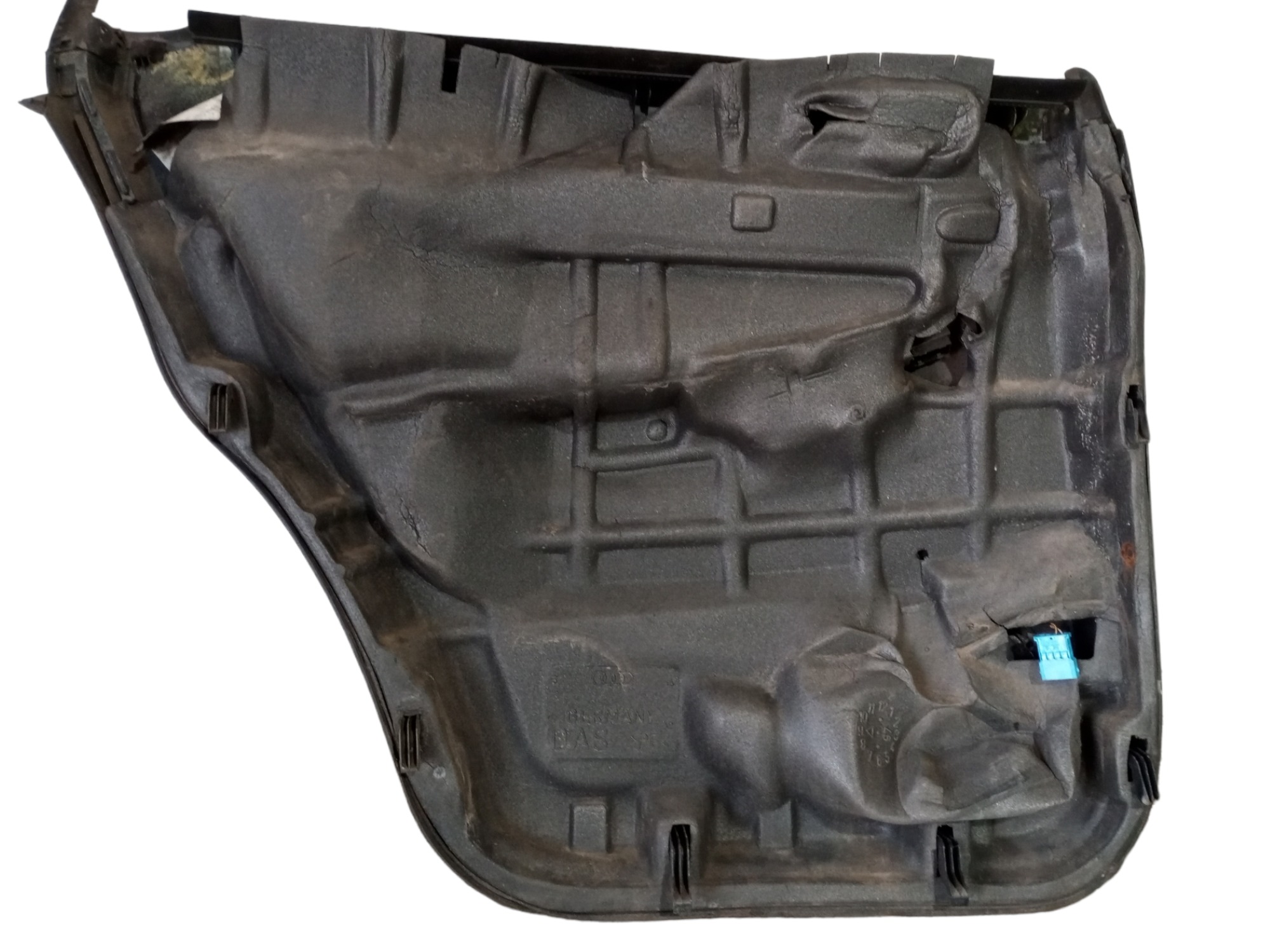 Forro Porta Audi A4 99 2000 2001 2002 Traseira Direita  Preto 5