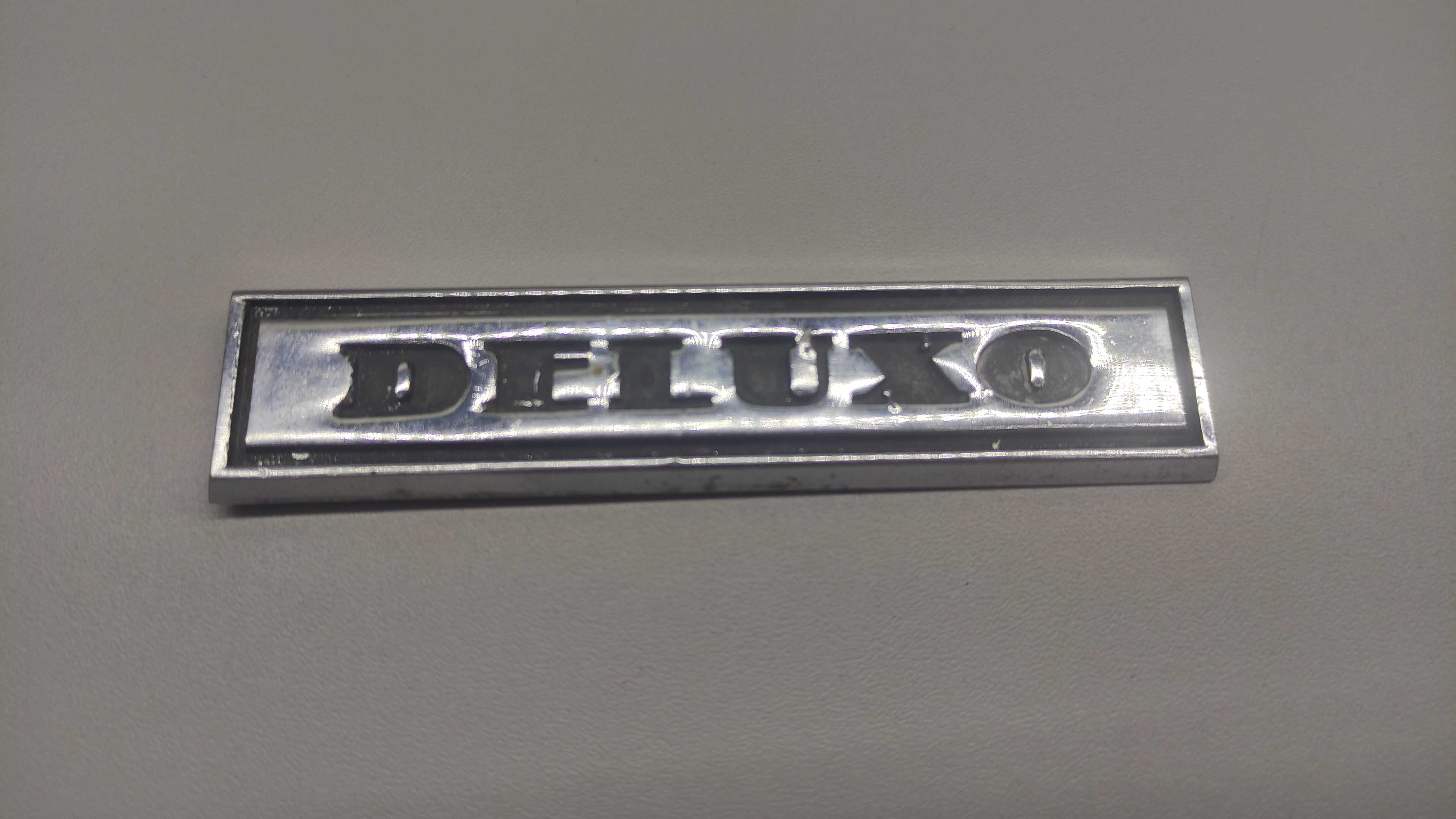 Emblema Traseiro Deluxo Cromado Caravan 78/79 1
