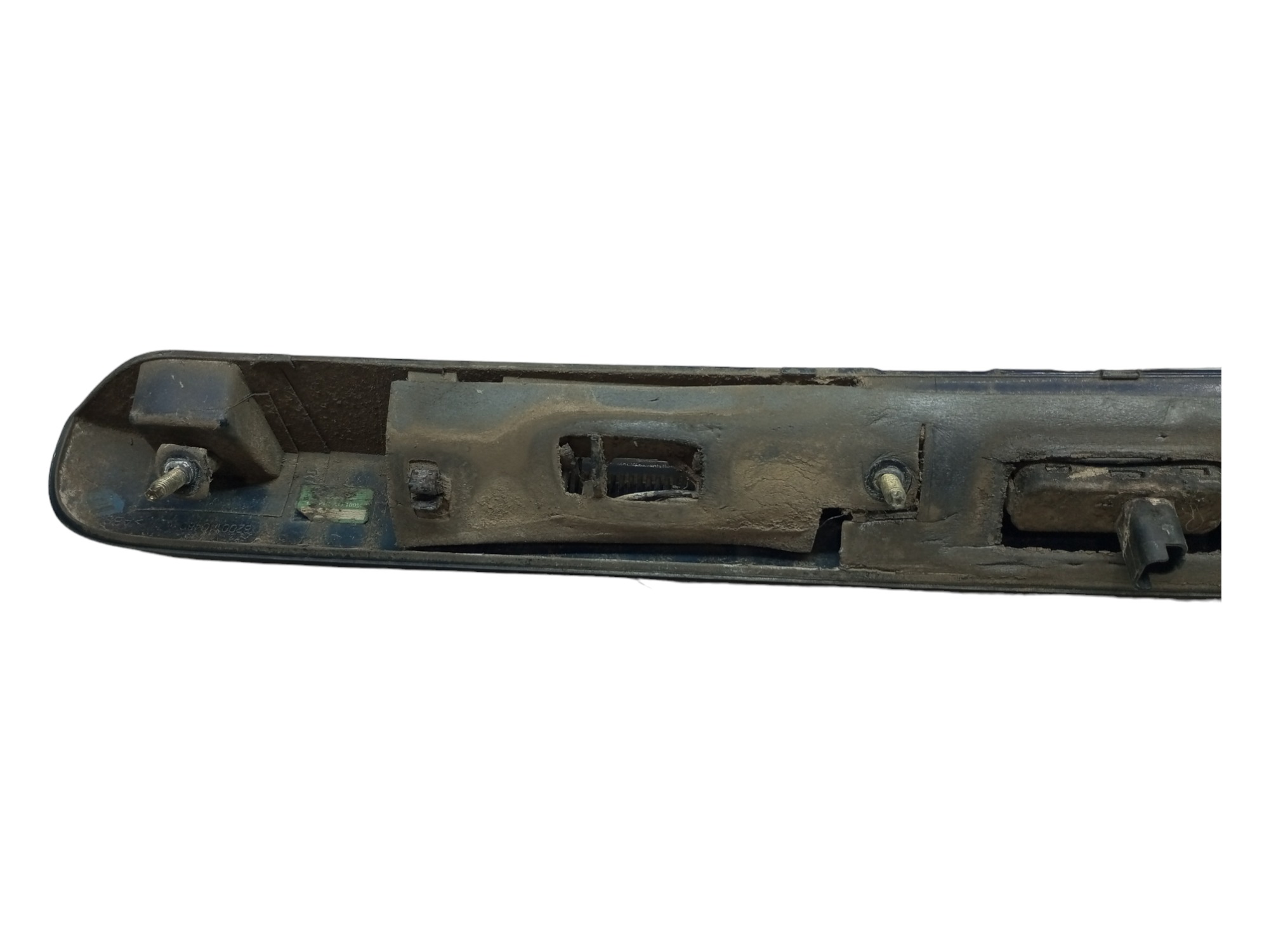 Moldura Placa Luz Megane 2007 2008 2009 2010 2011 2012 Azul 2