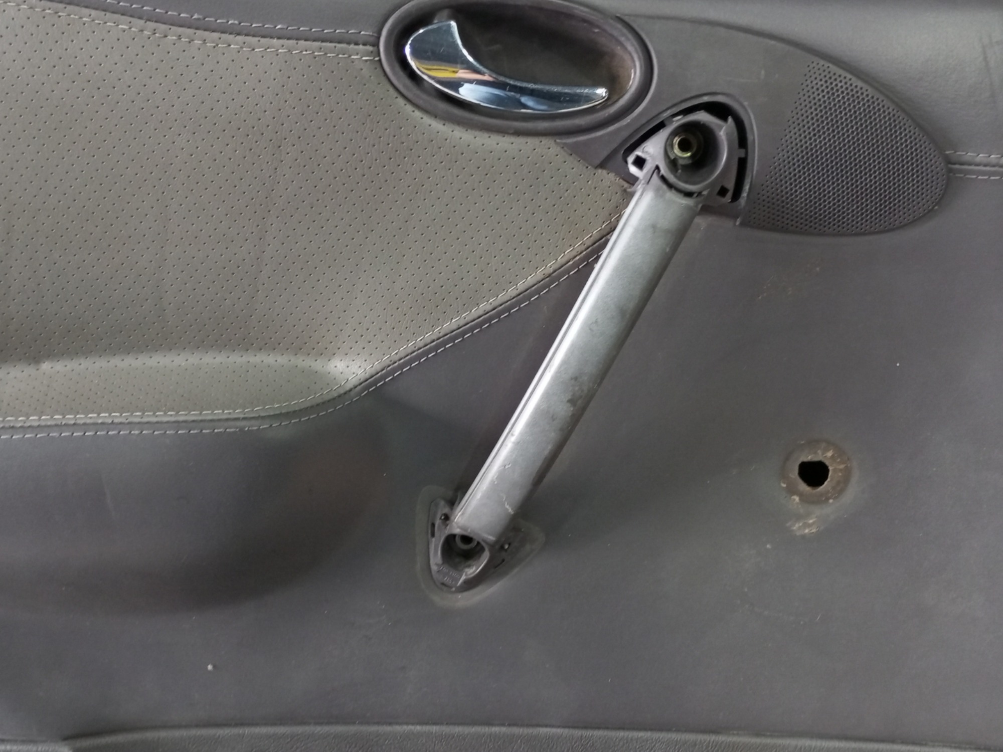 Forro Porta Mercedes Classe A160 A190 Traseira Esquerda 99 Cinza 3