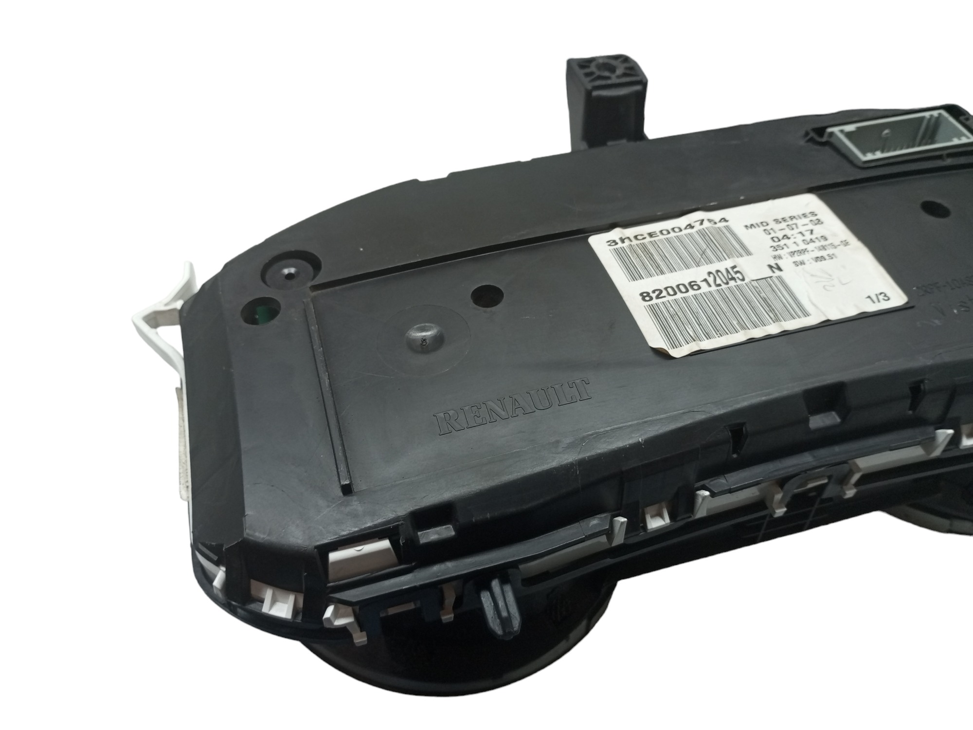 Painel Instrumento Megane 2007 2009 2010 2013 Conta Giro  Preto 4